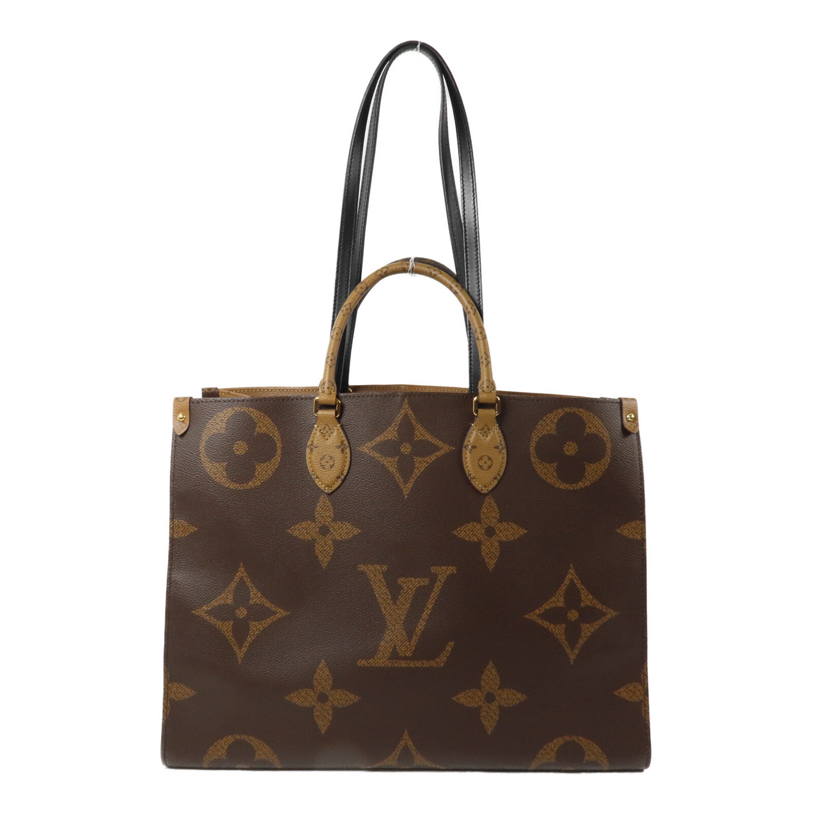 LOUIS VUITTON Monogram Giant On The Go MM手挽肩背兩用袋