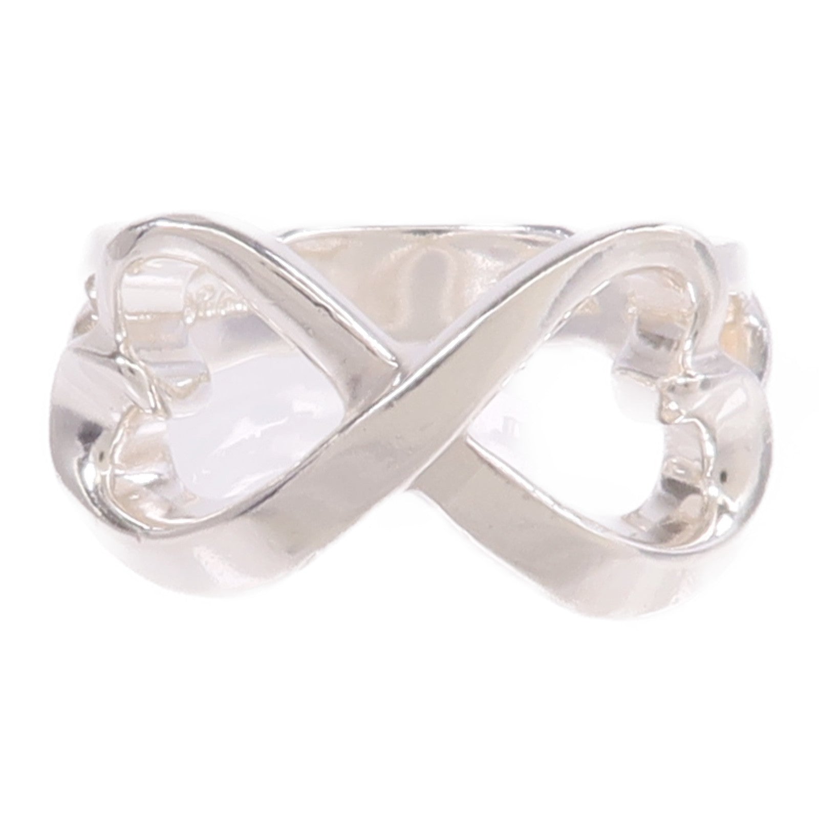 TIFFANY&CO 925純銀Paloma Picasso Double Loving Heart Ring戒指US#6