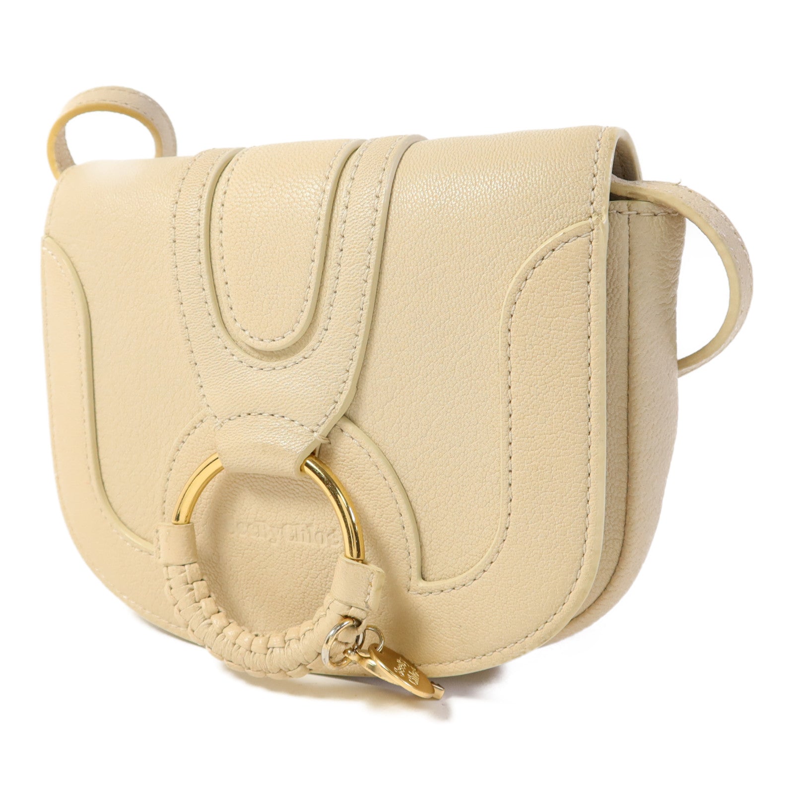 SEE BY CHLOE 牛皮皮革Shoulder Bag金扣肩背袋