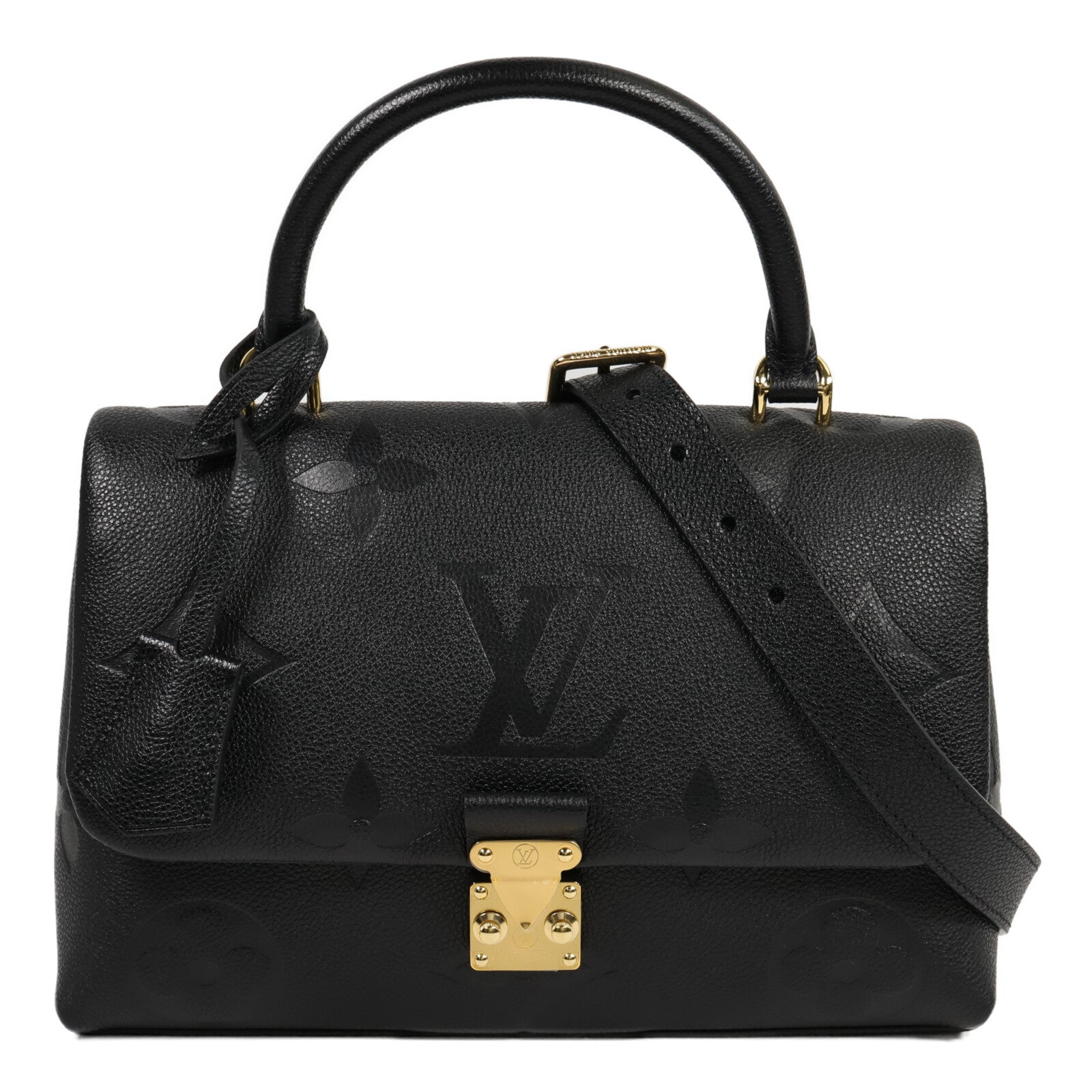 LOUIS VUITTON Monogram Empreinte Madeleine MM手挽肩背兩用袋