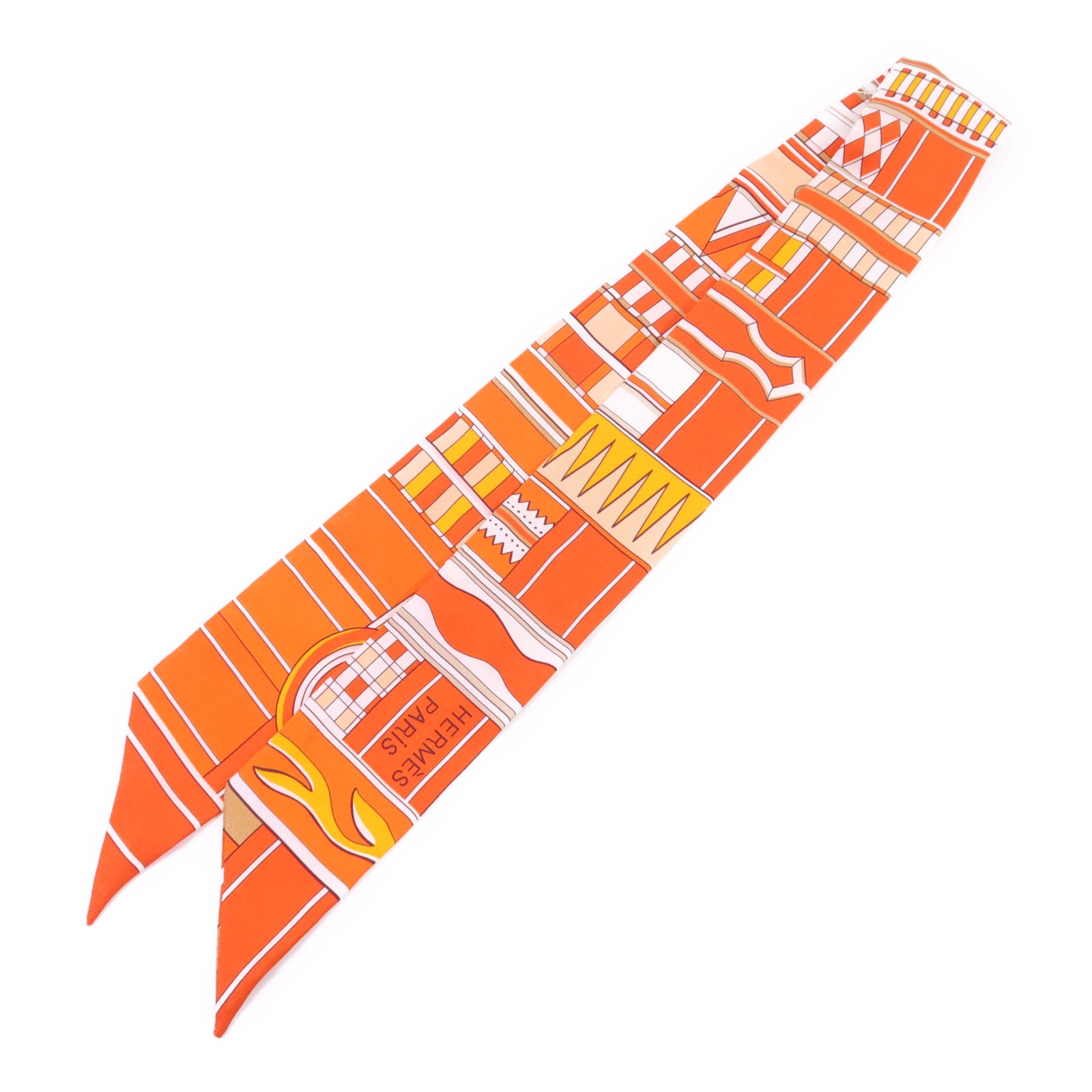 HERMES 絲質Twilly絲巾