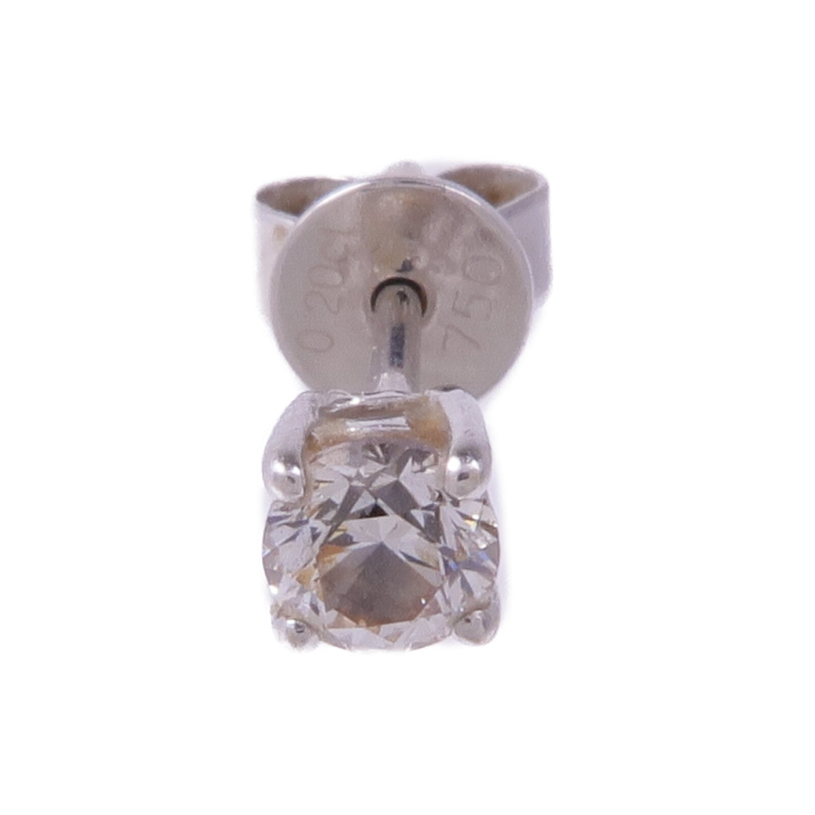 JEWELRY 18K白金Single Diamond Earring鑽石耳環