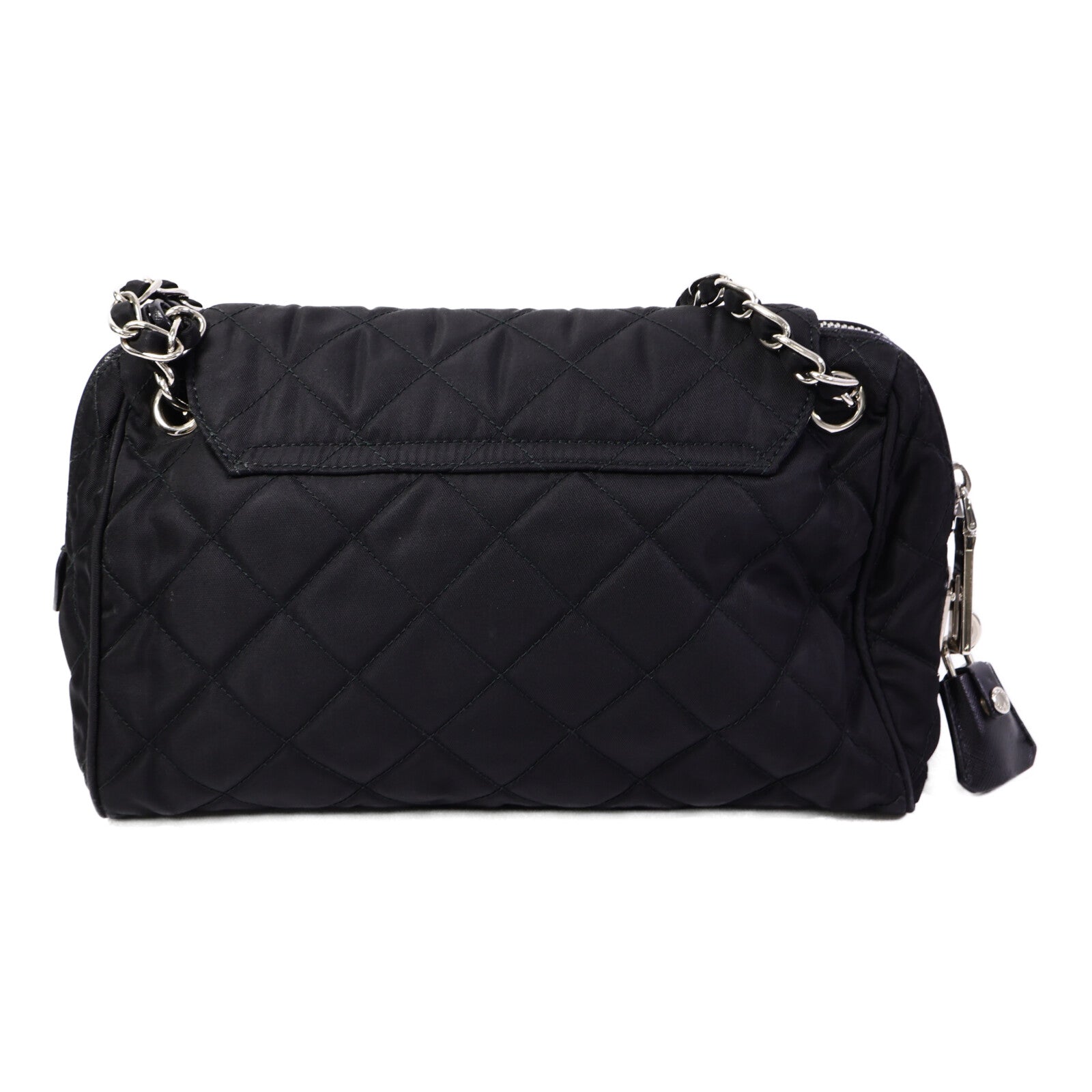 PRADA 尼龍Shoulder Bag鏈帶肩背袋