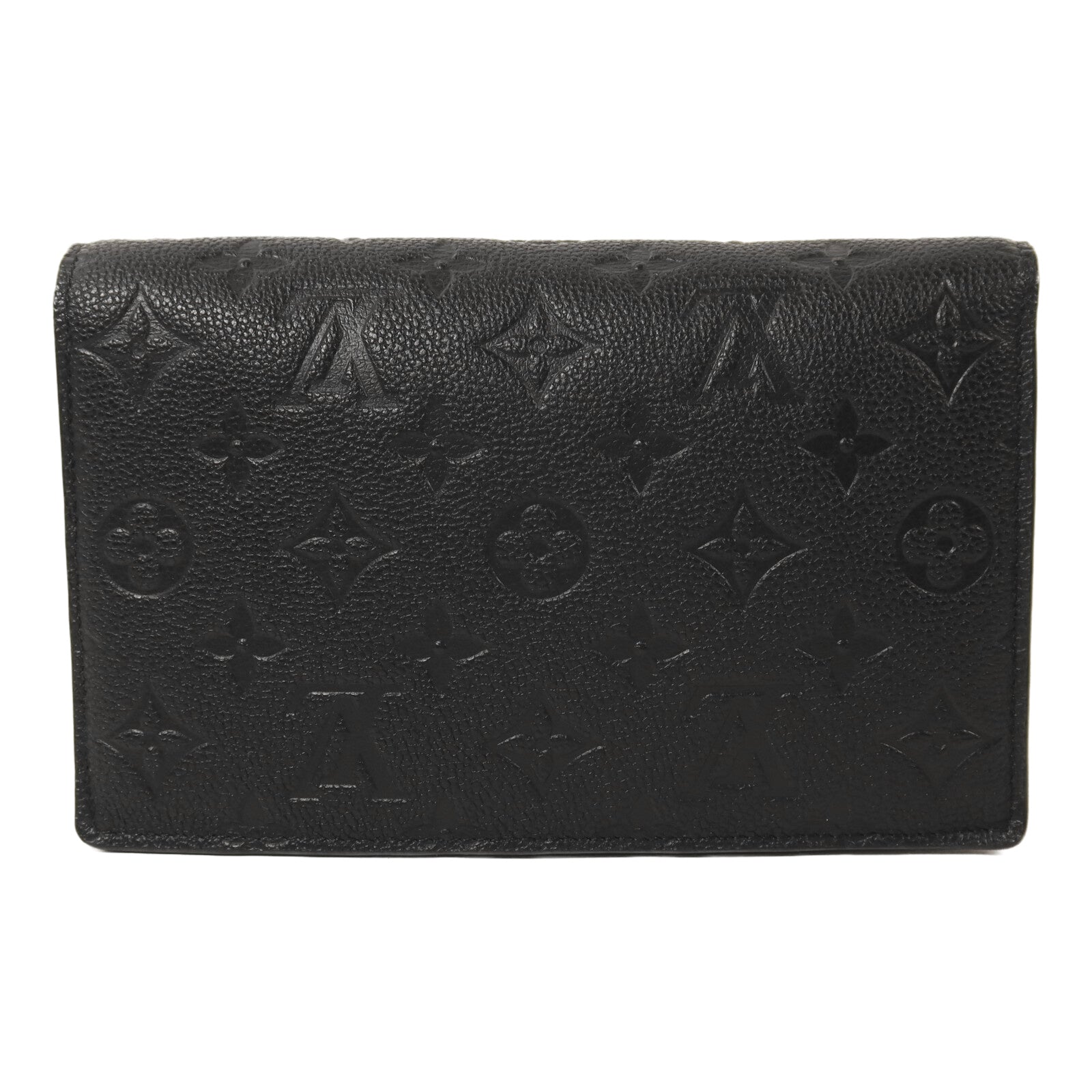 LOUIS VUITTON Monogram Empreinte Vavin Chain Wallet金扣鏈帶肩背袋