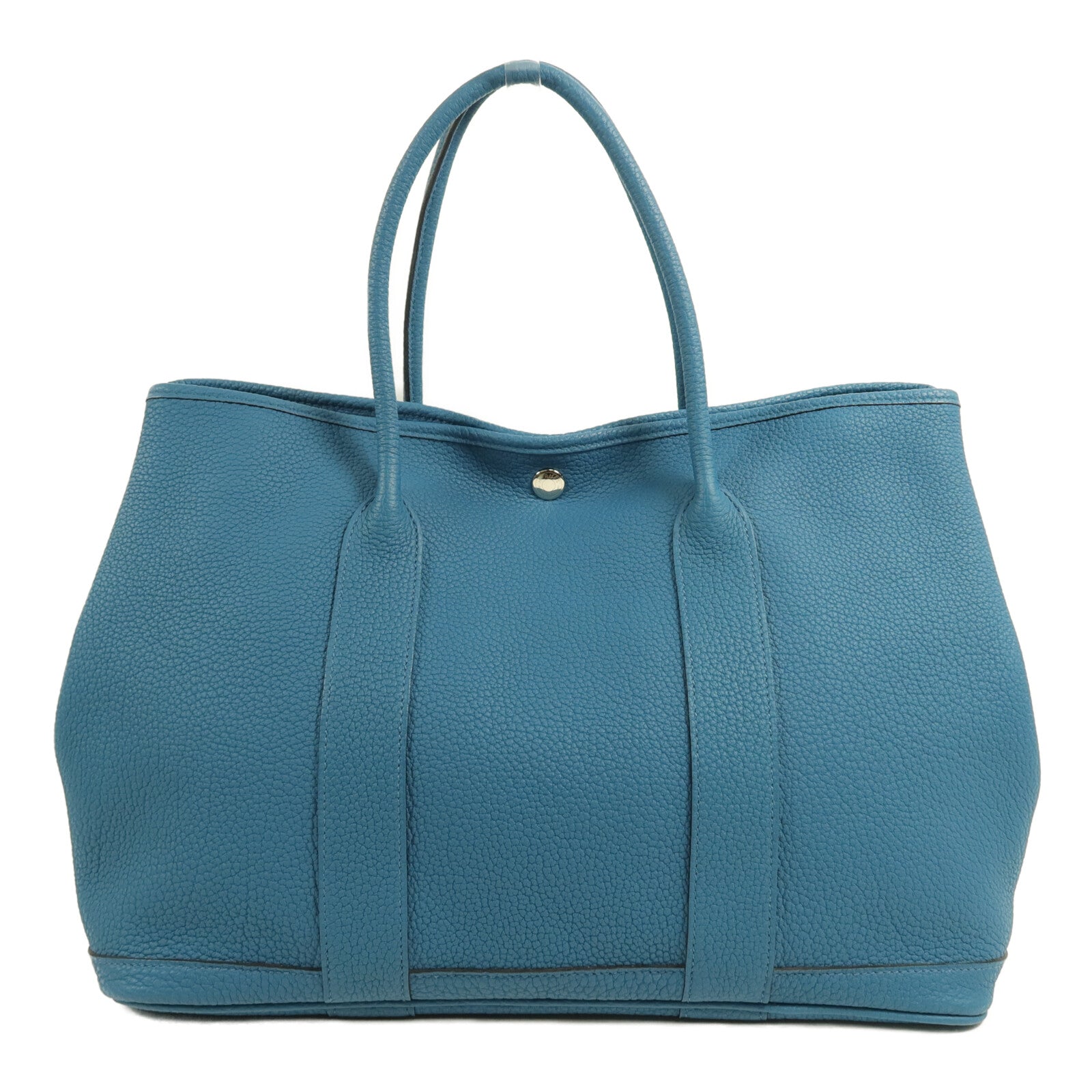 HERMES Negonda皮革Garden Party PM手挽袋Cobalt