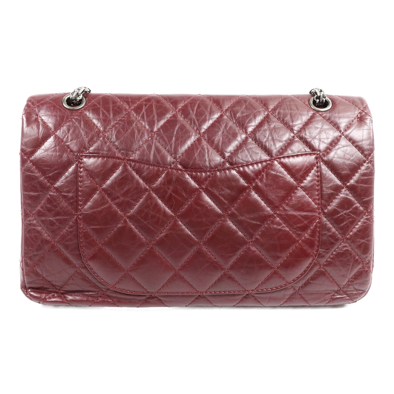 CHANEL 牛皮皮革Chanel 2.55 Large鏈帶肩背袋