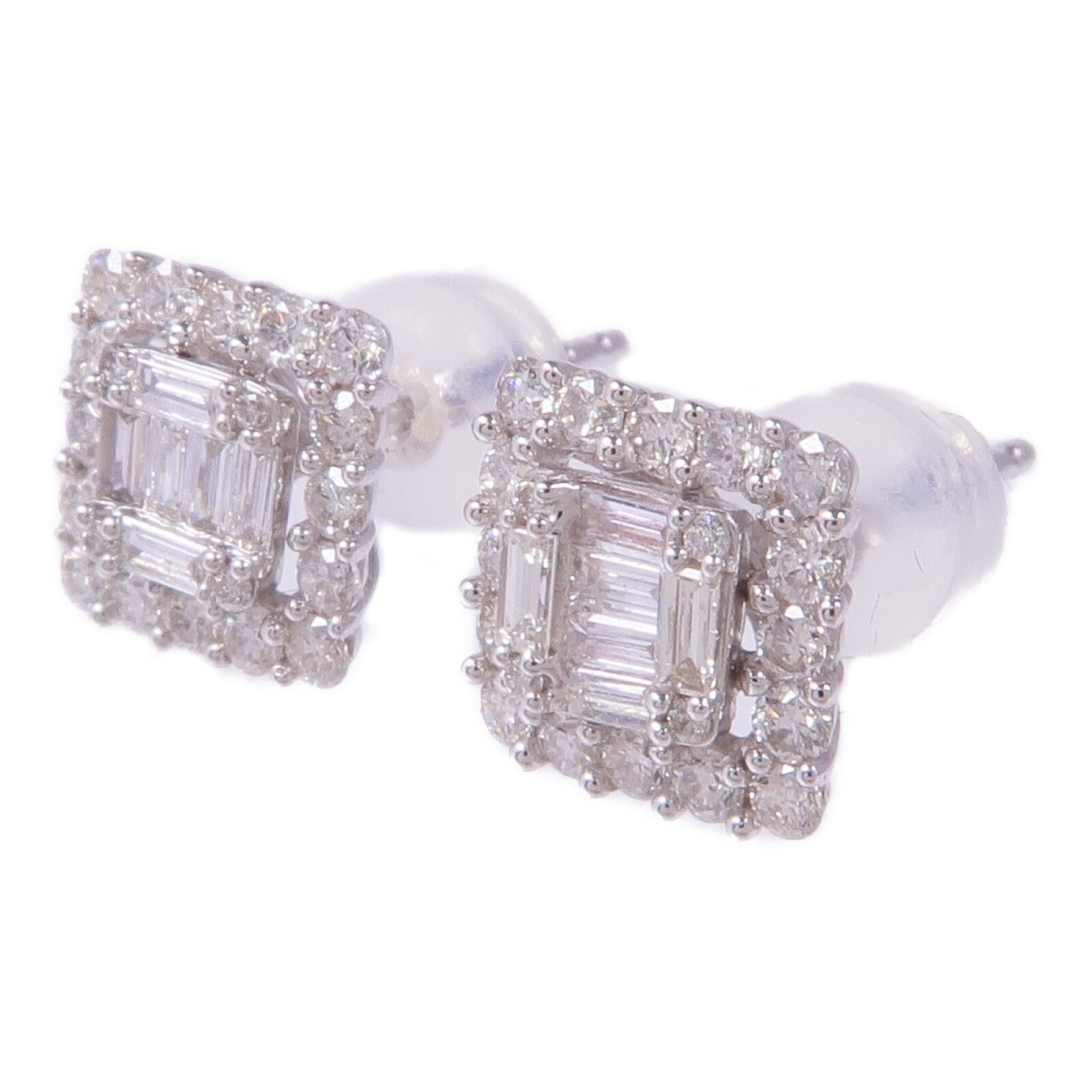 JEWELRY 18K白金Diamond Earrings鑽石耳環