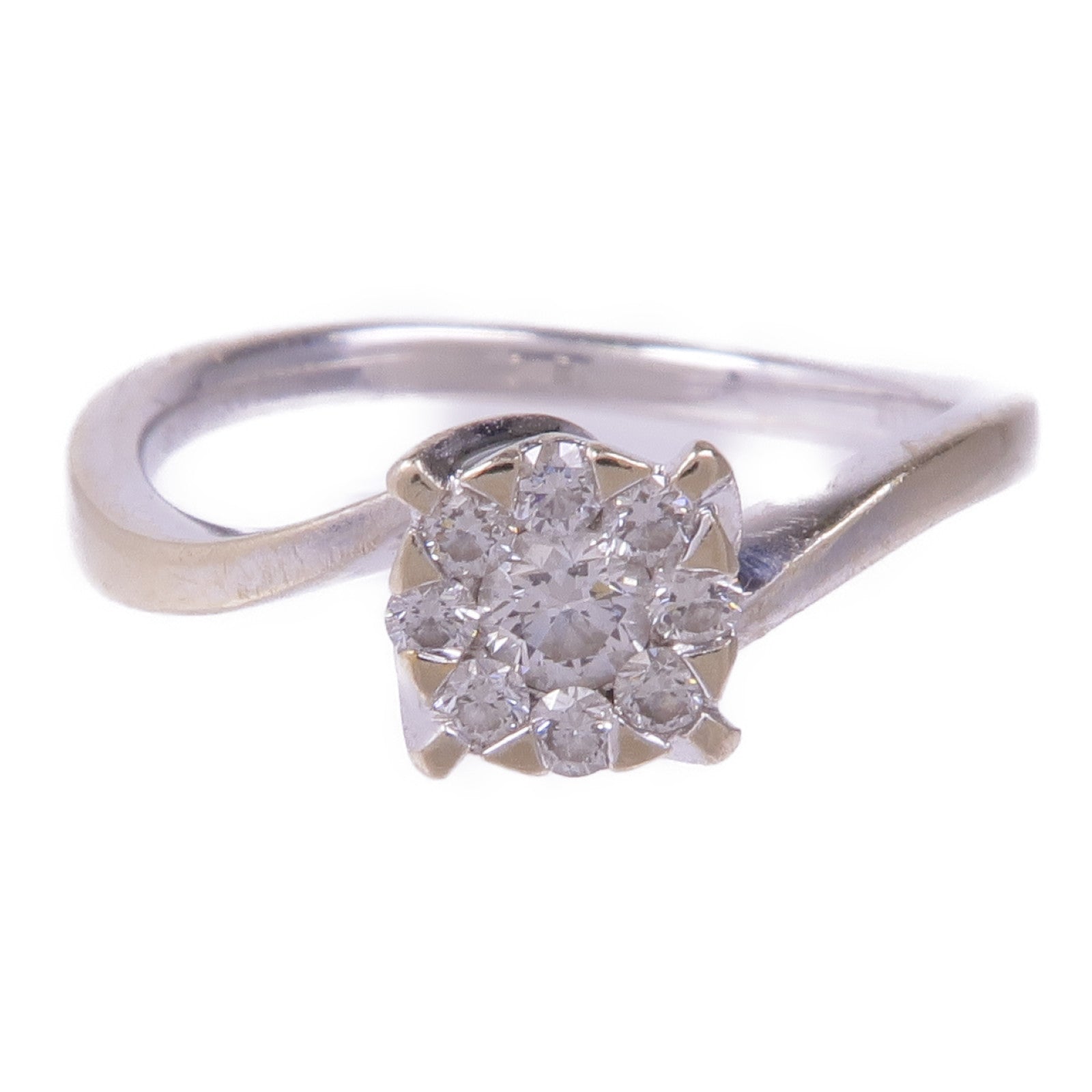 JEWELRY 18K白金Diamond Ring鑽石戒指US#7.5