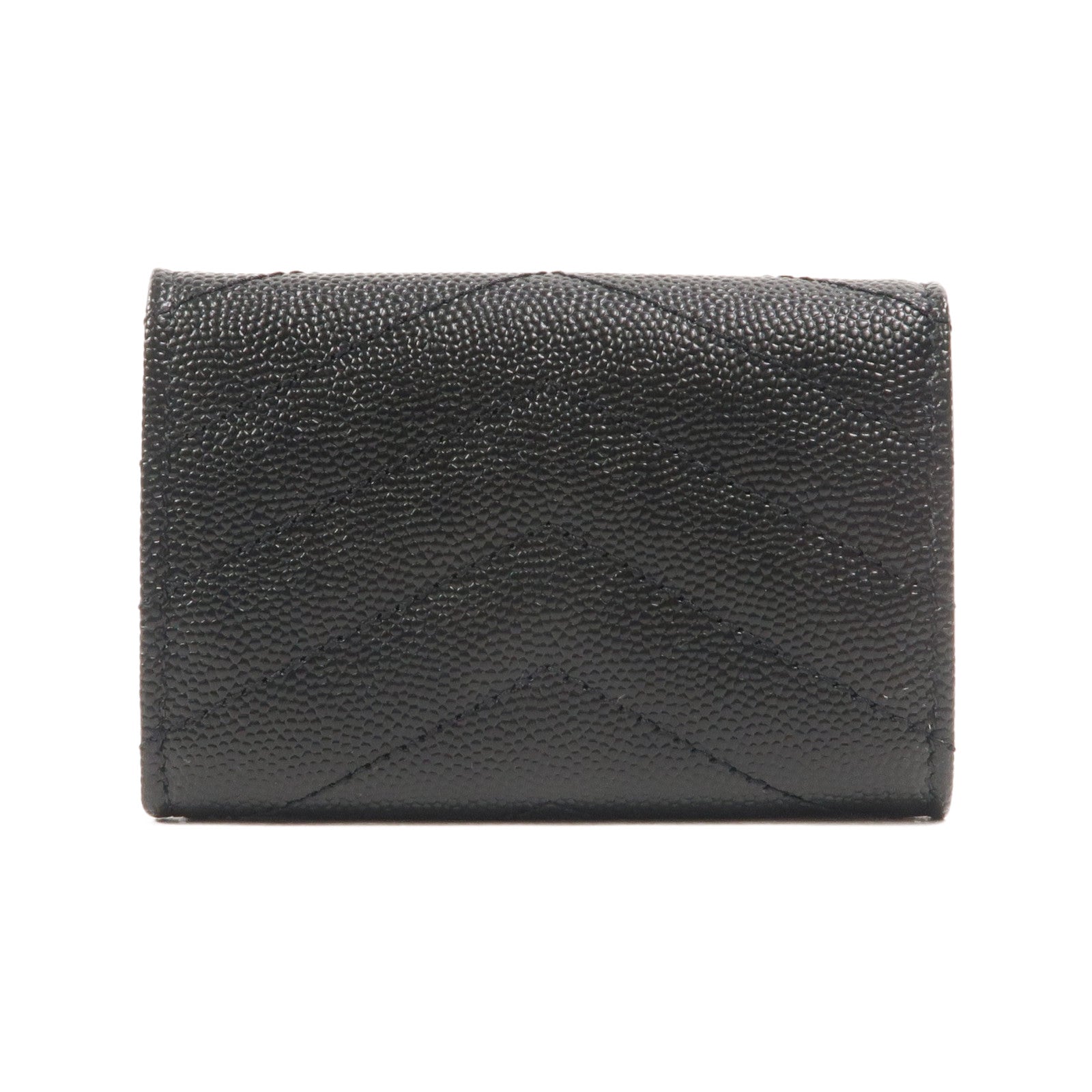 SAINT LAURENT 牛皮皮革Cassandre Matelasse Origami Tiny Wallet錢包