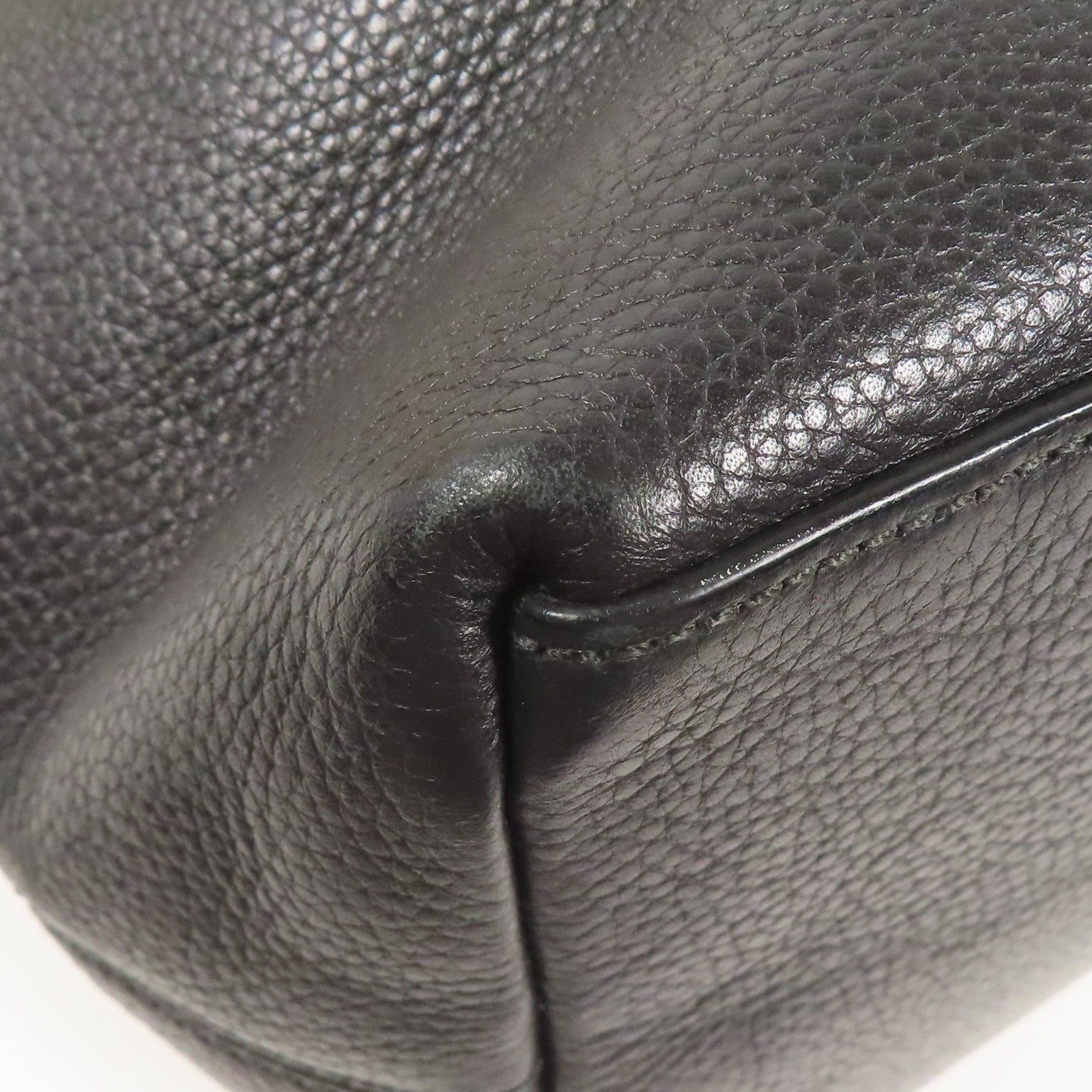 COACH 牛皮皮革Shoulder Bag銀扣肩背袋