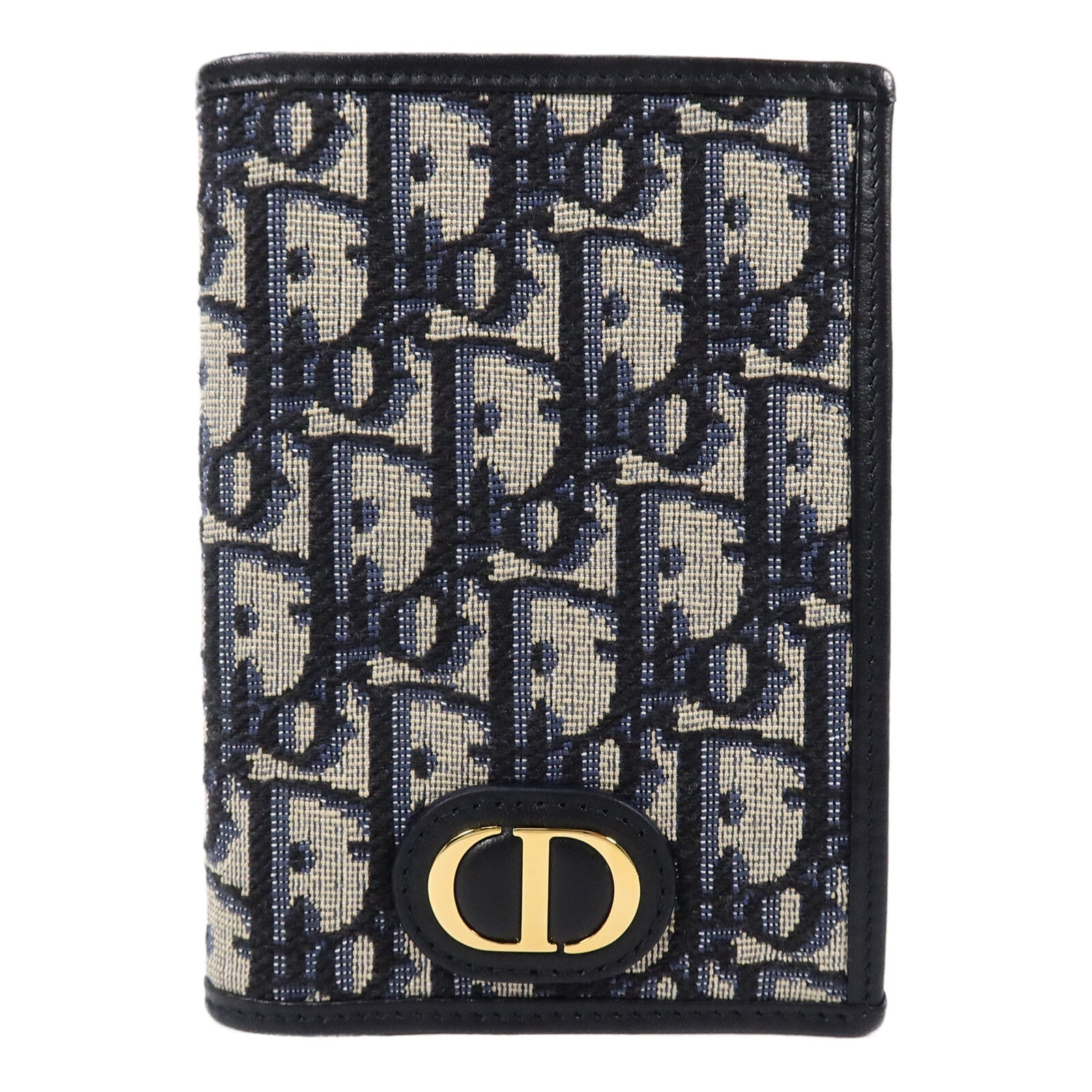 Dior 帆布30 Montaigne Passport Holder錢包