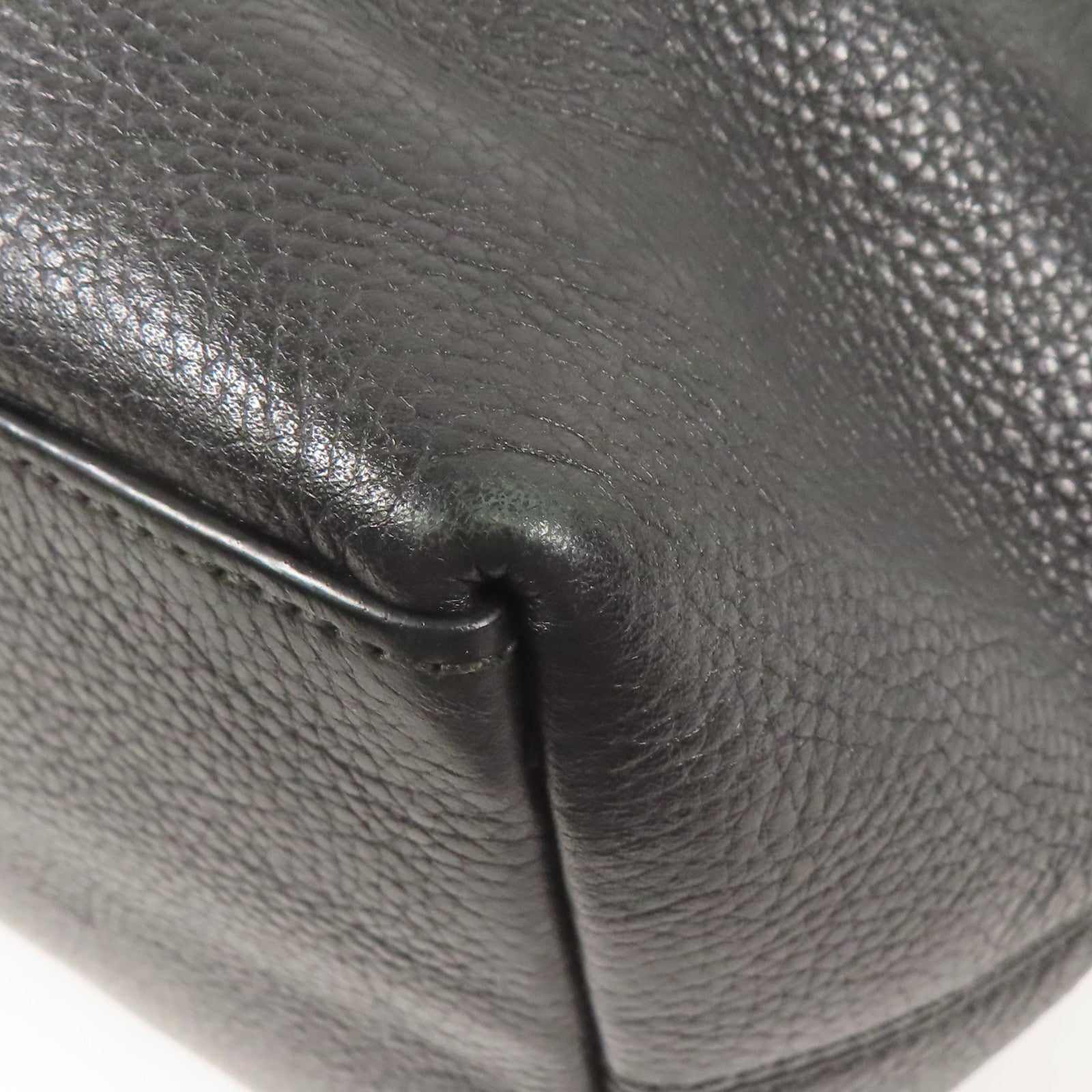 COACH 牛皮皮革Shoulder Bag銀扣肩背袋