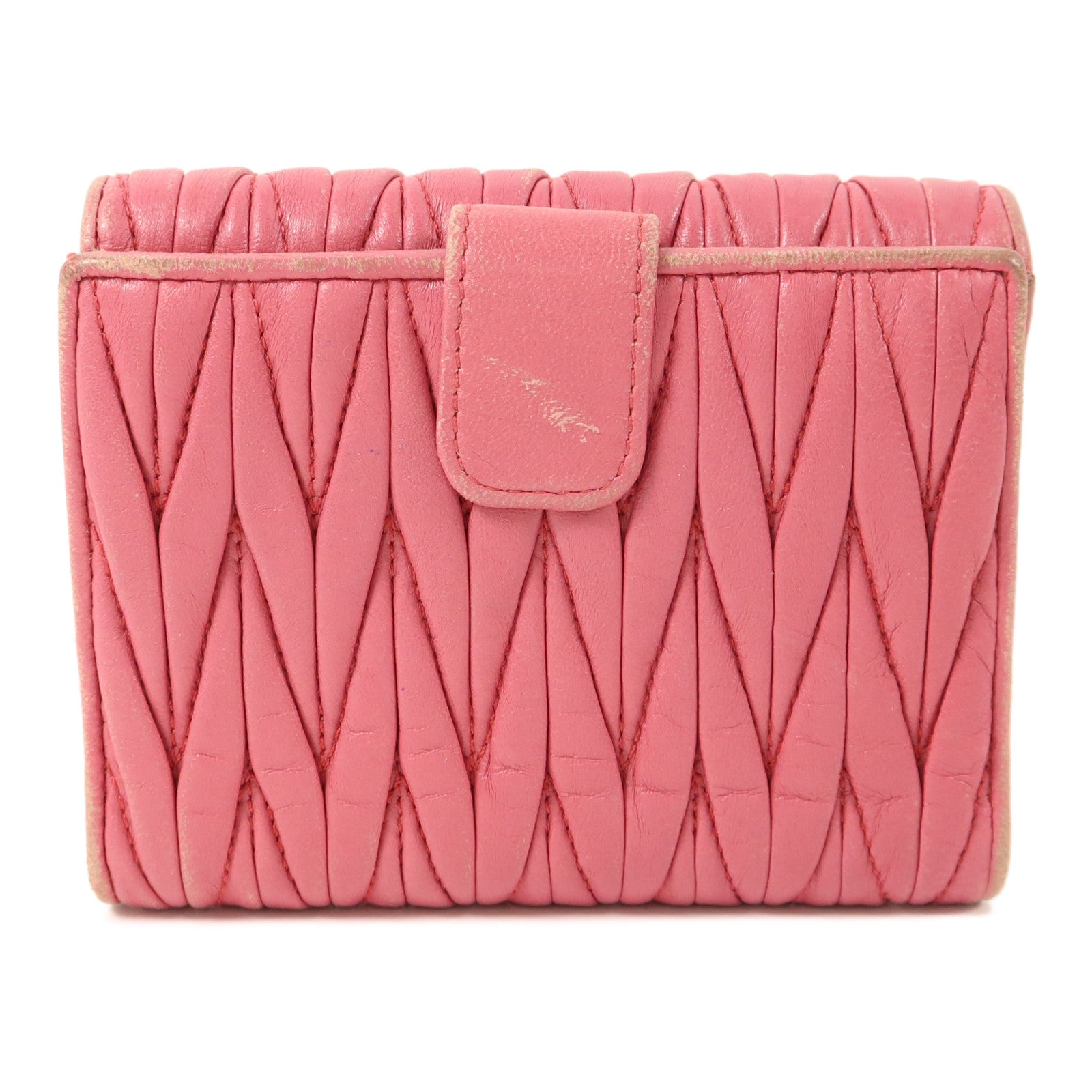 Miu Miu 羊皮皮革Matelasse Wallet錢包