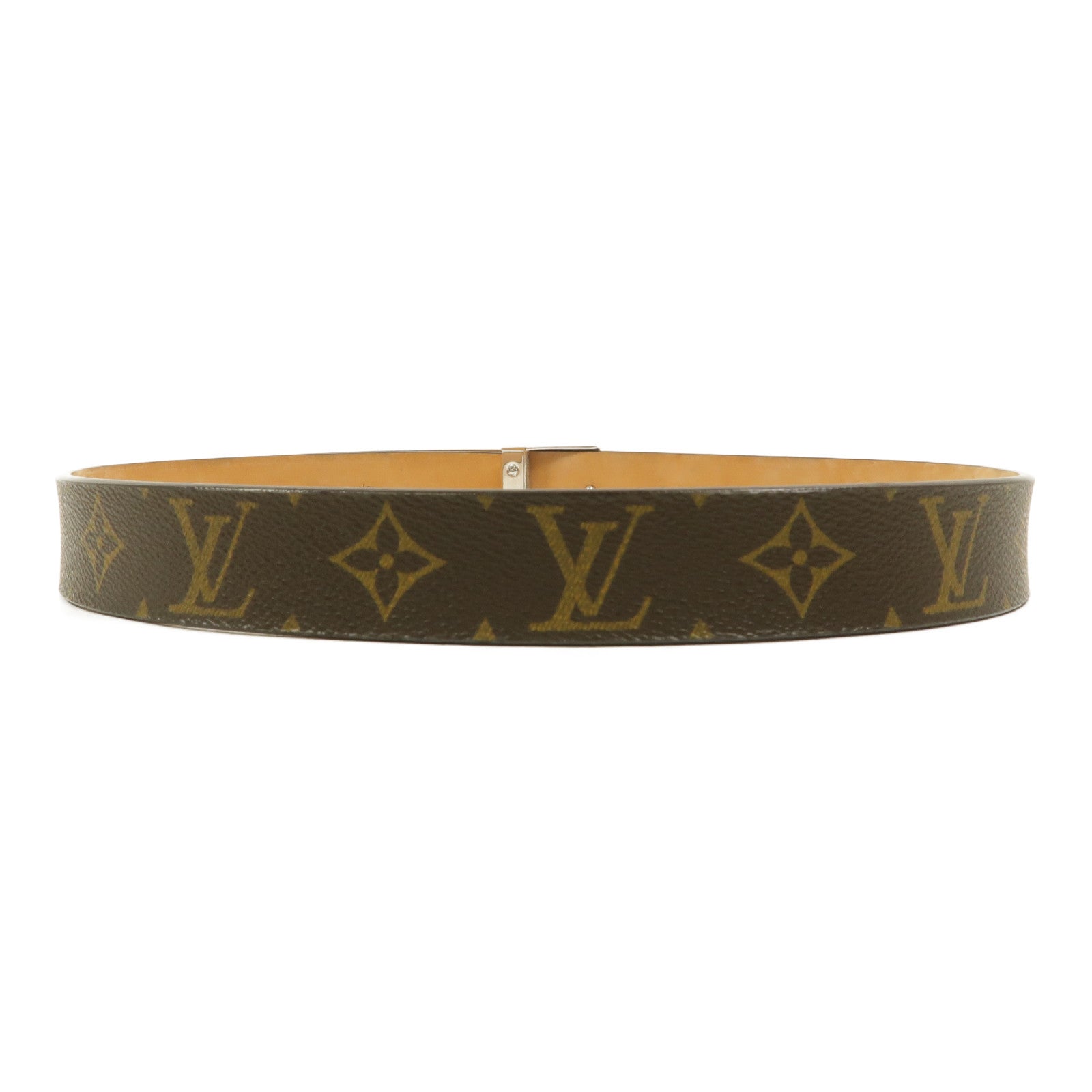 LOUIS VUITTON Monogram Ceinture Carre Belt皮帶