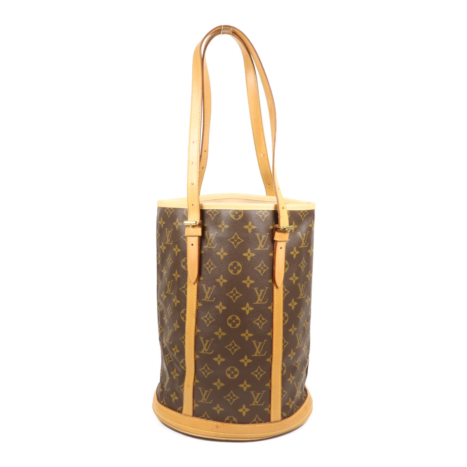 LOUIS VUITTON Monogram Bucket GM金扣肩背袋