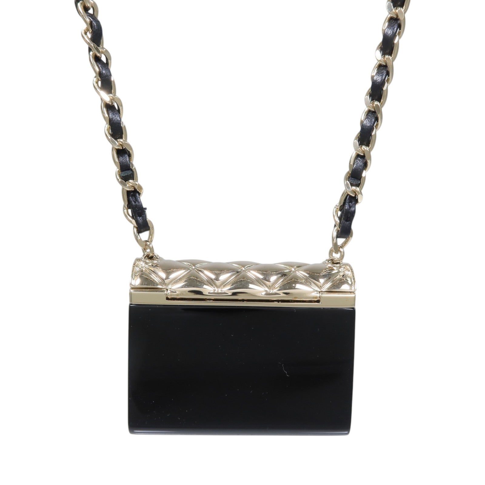 CHANEL 金屬/皮革Necklace項鍊