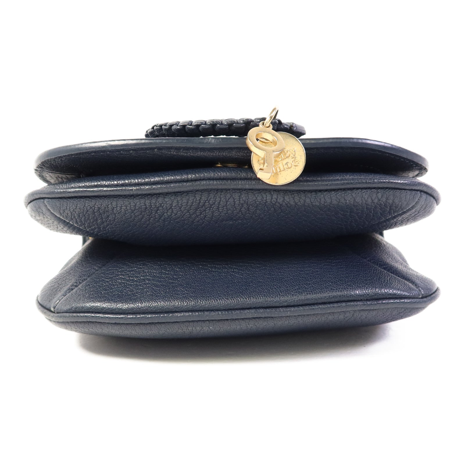 SEE BY CHLOE 牛皮皮革Shoulder Bag金扣肩背袋