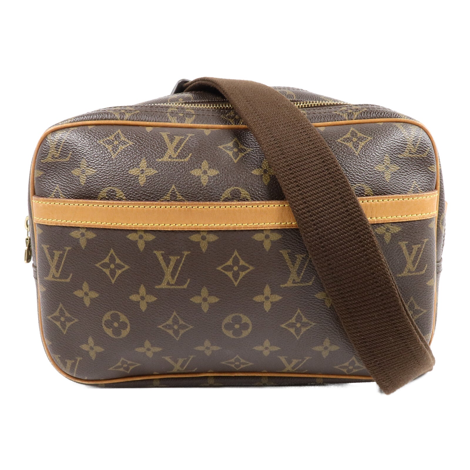 LOUIS VUITTON Monogram Reporter PM肩背袋