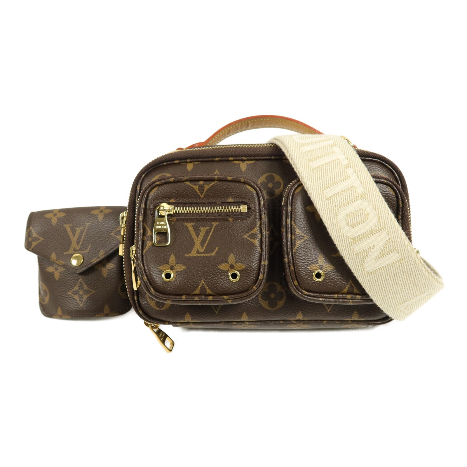 LOUIS VUITTON Monogram Utility手挽肩背兩用袋