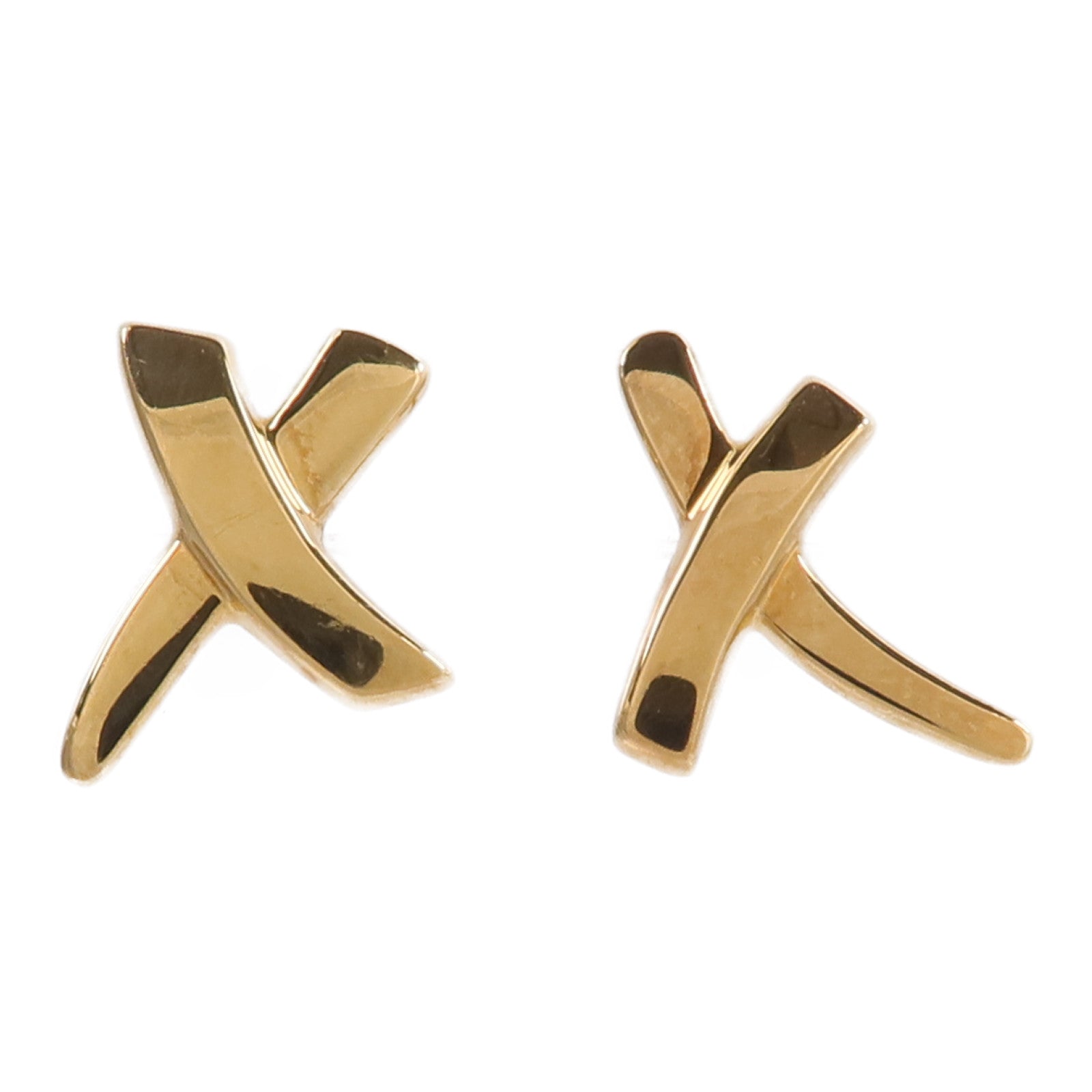 TIFFANY&CO 18K黃金Picasso Kiss Earring耳環