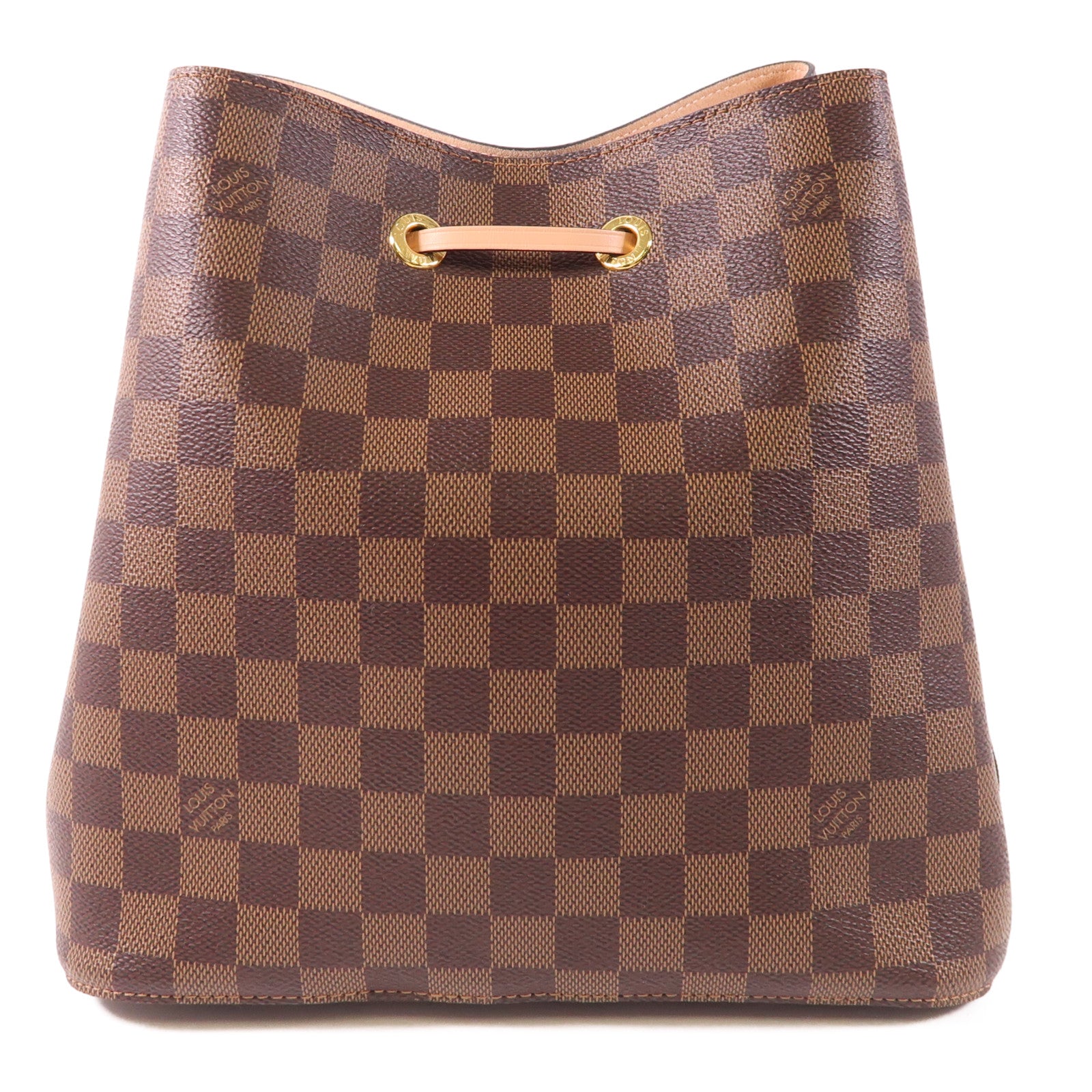 LOUIS VUITTON Damier NeoNoe金扣肩背袋