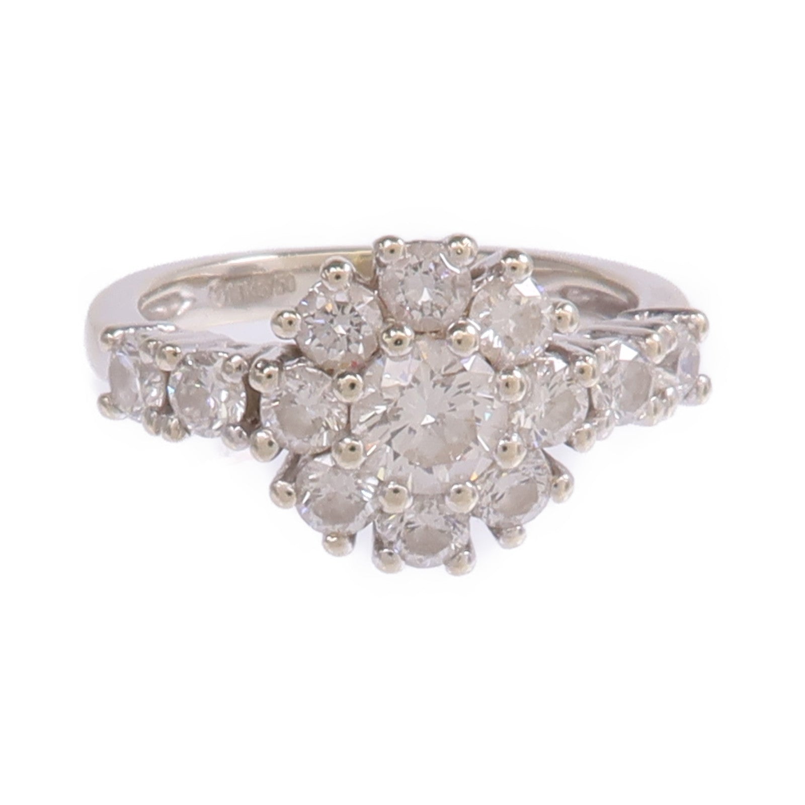 JEWELRY 18K白金Diamond Ring鑽石戒指US#5.25