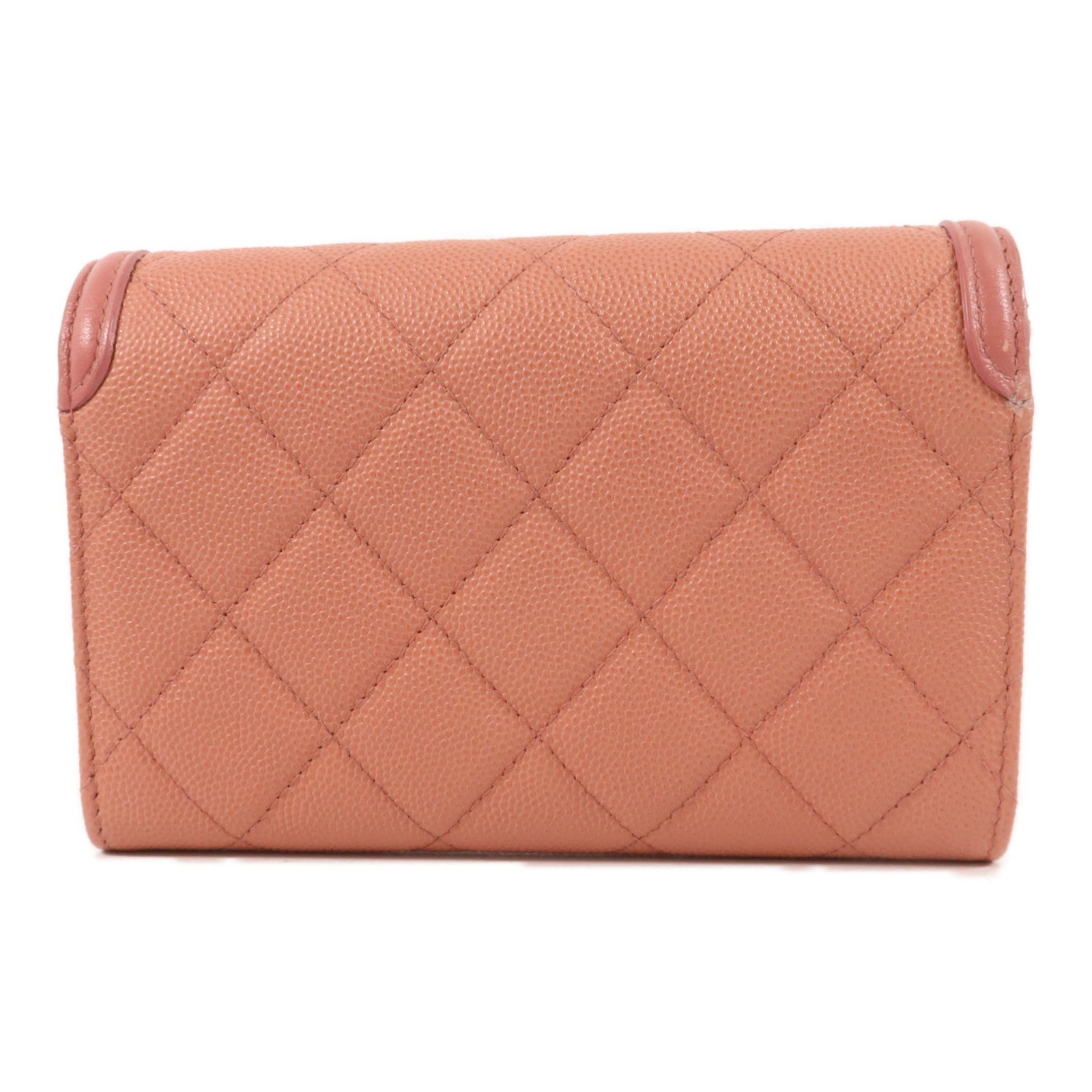 CHANEL 牛皮皮革CC Filigree Wallet錢包