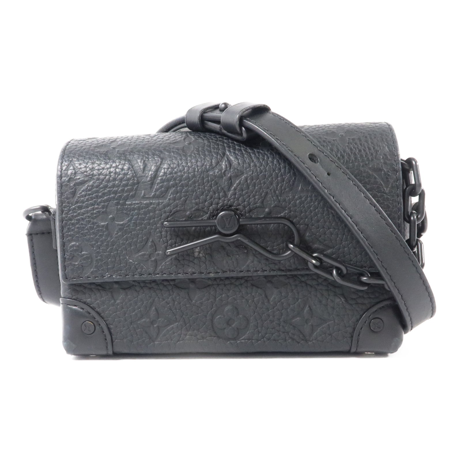 LOUIS VUITTON Monogram Taurillon Steamer Wearable Wallet肩背袋