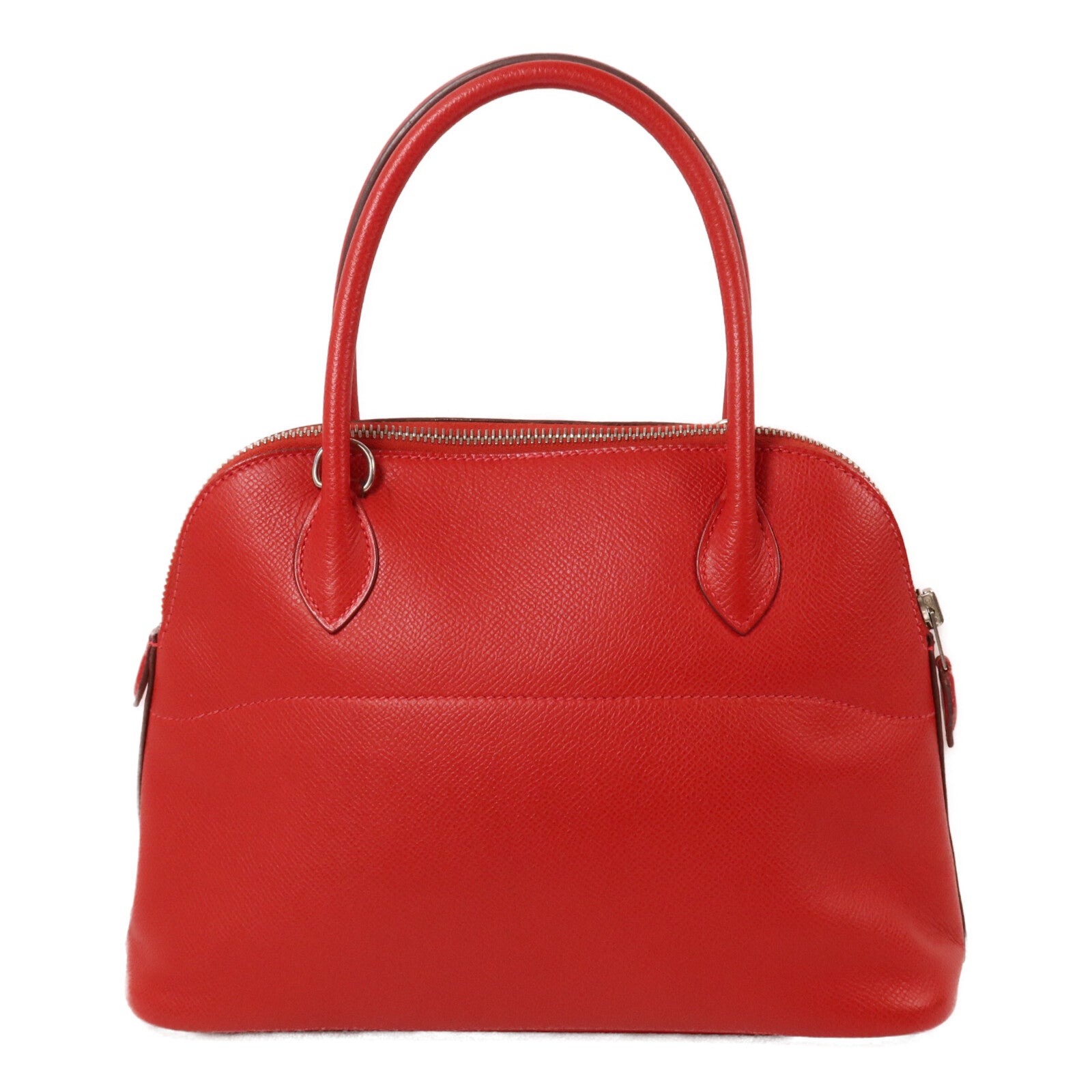 HERMES Epsom皮革Bolide 27手挽肩背兩用袋Rouge Casaque