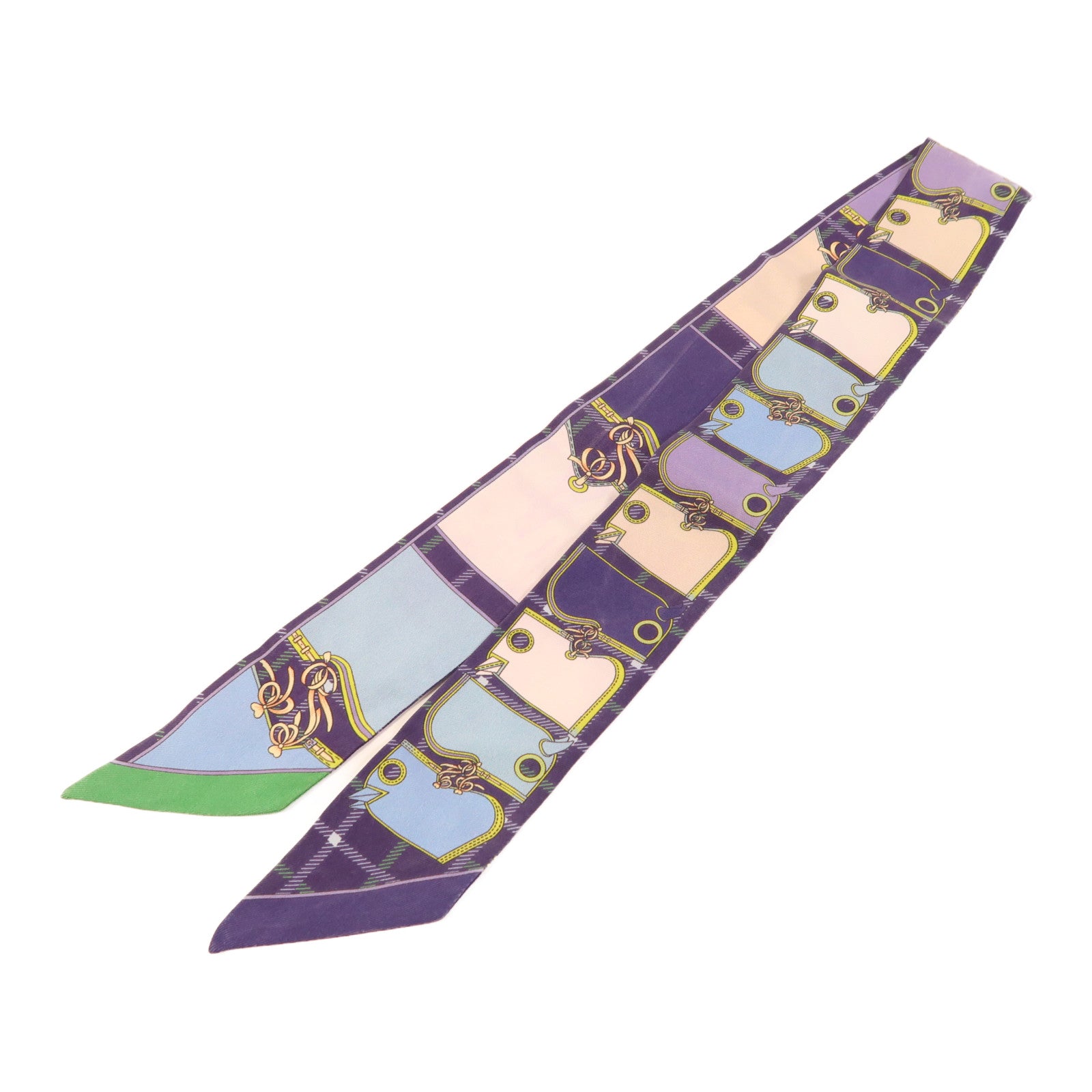 HERMES 絲質Twilly絲巾