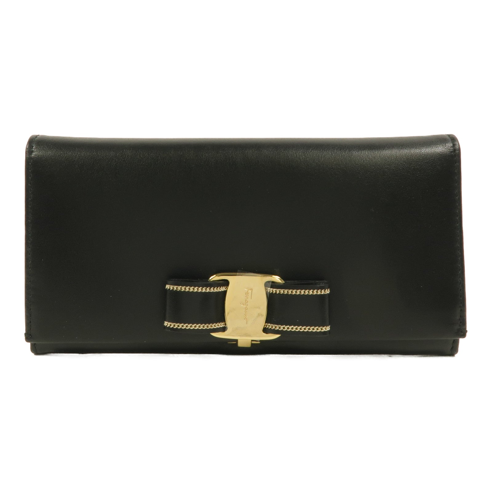 Salvatore Ferragamo 牛皮皮革Vara Bow Wallet長錢包