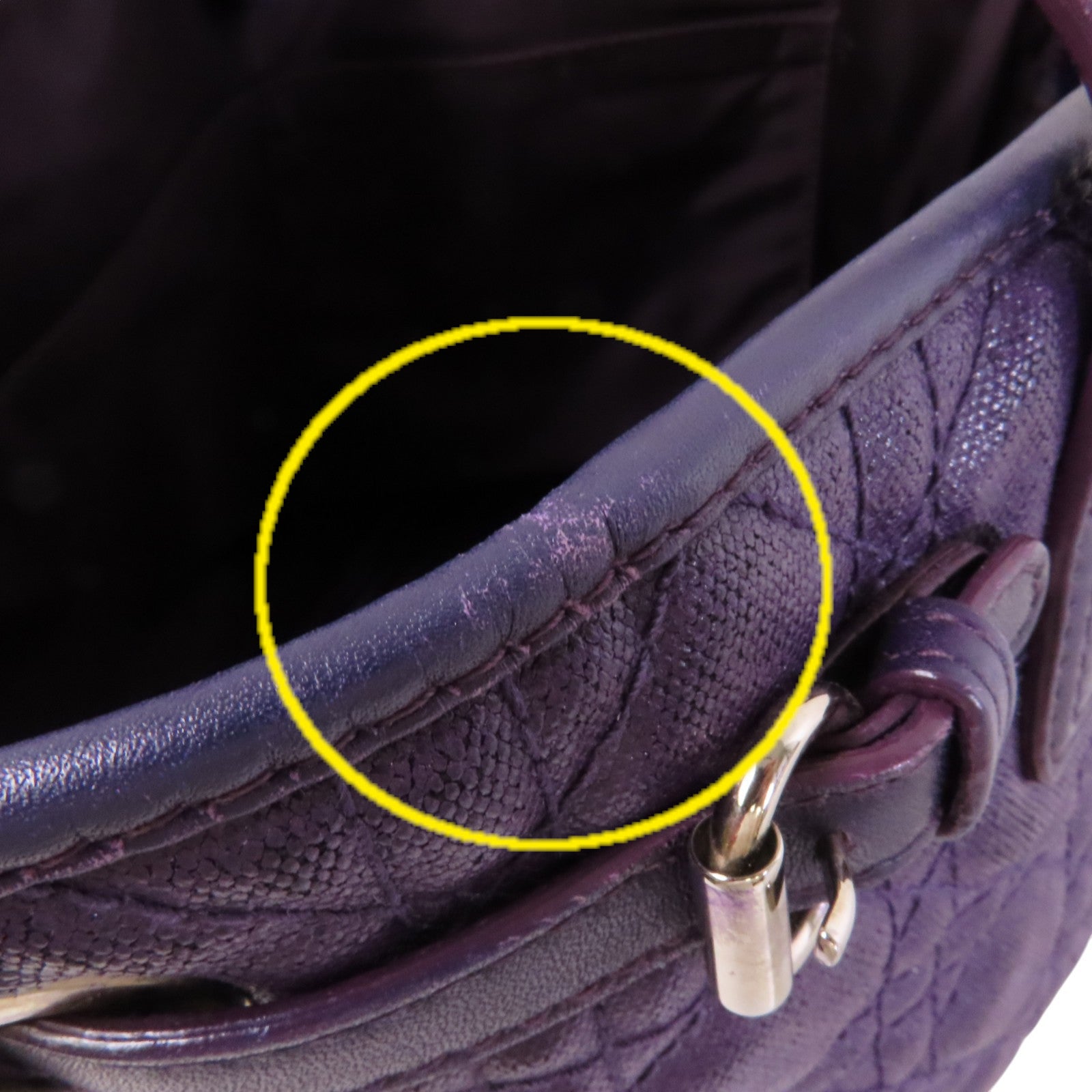 Dior 牛皮皮革Tote Bag銀扣肩背袋