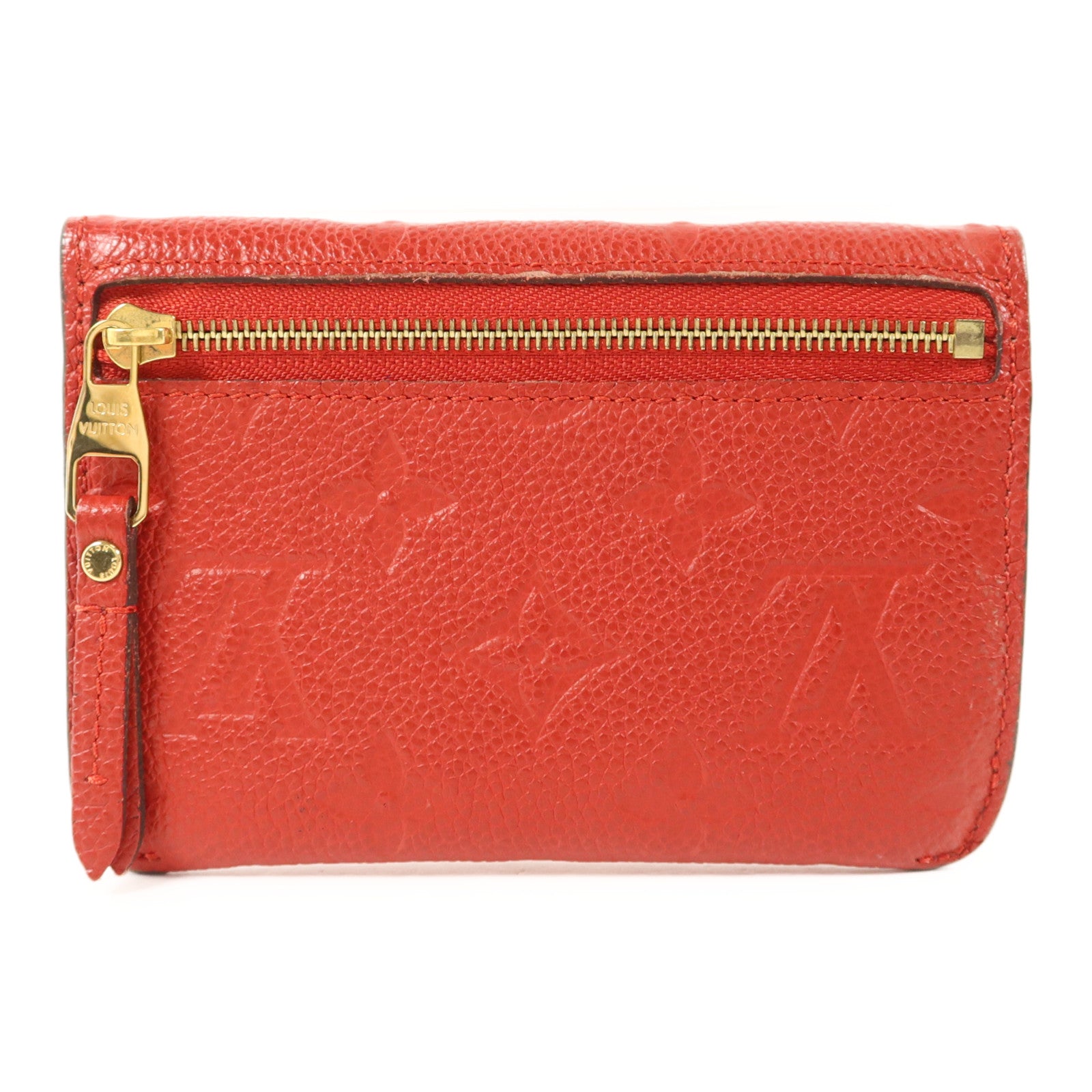 LOUIS VUITTON Monogram Empreinte Pochette Cure金扣零錢包