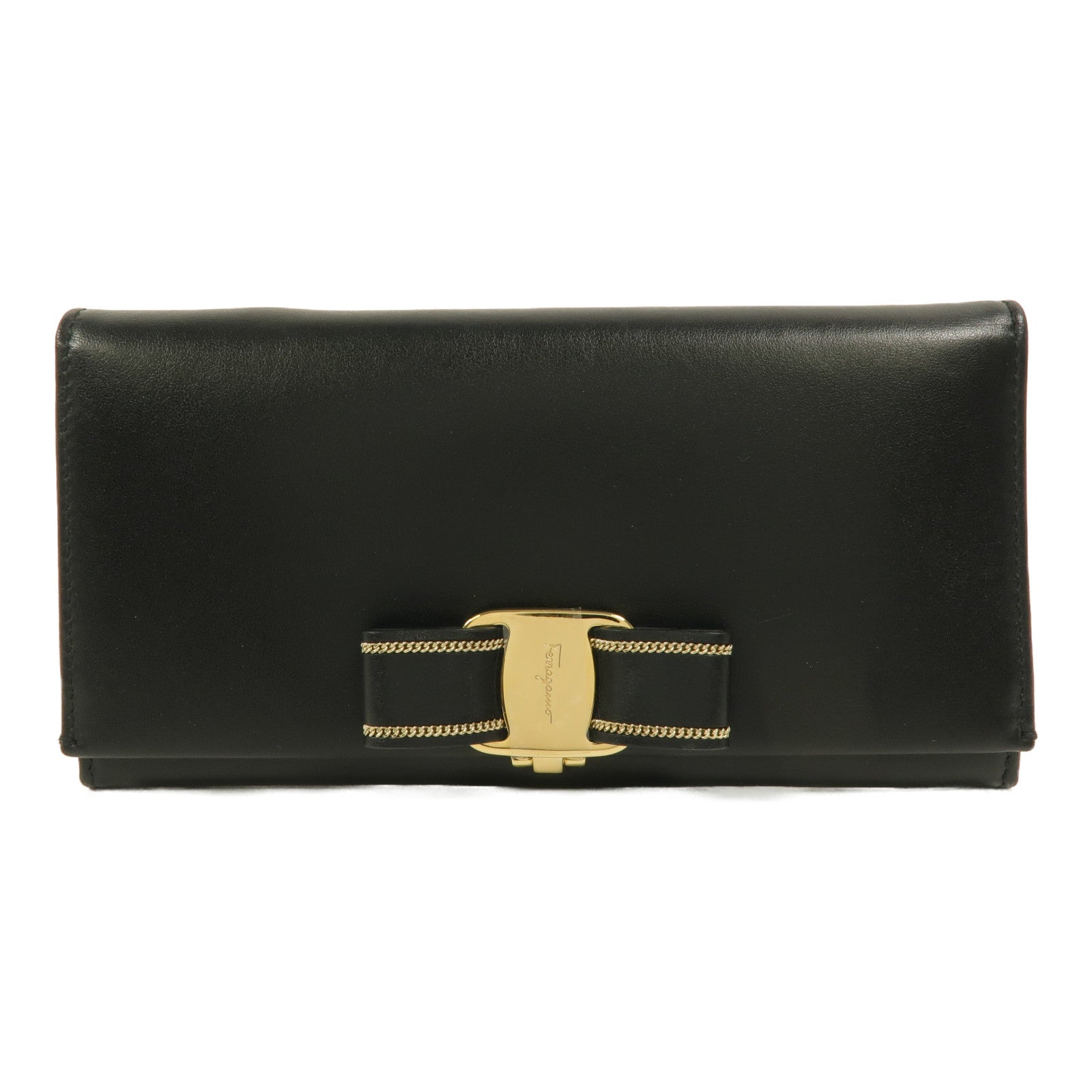 Salvatore Ferragamo 牛皮皮革Vara Bow Wallet長錢包