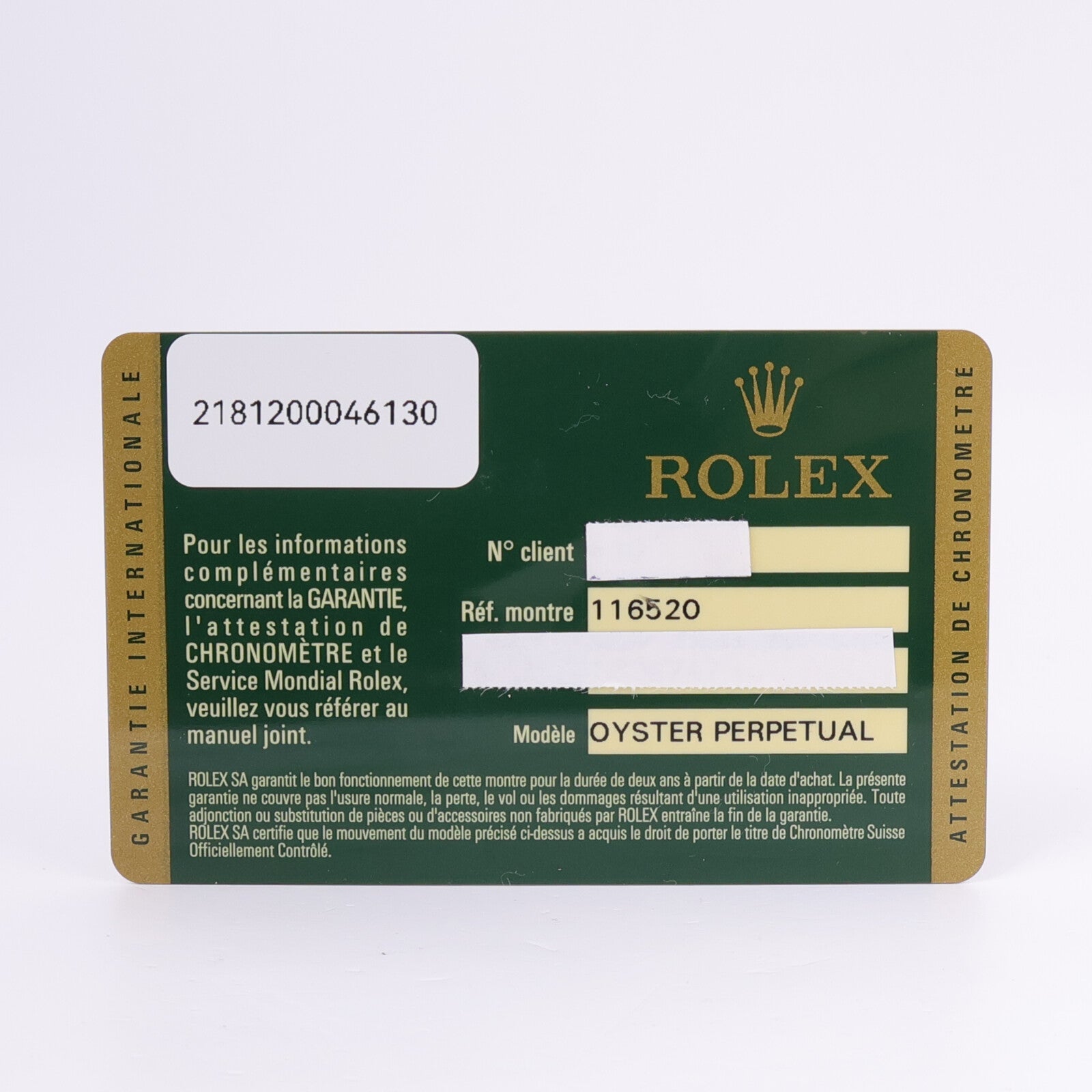 ROLEX Daytona 116520