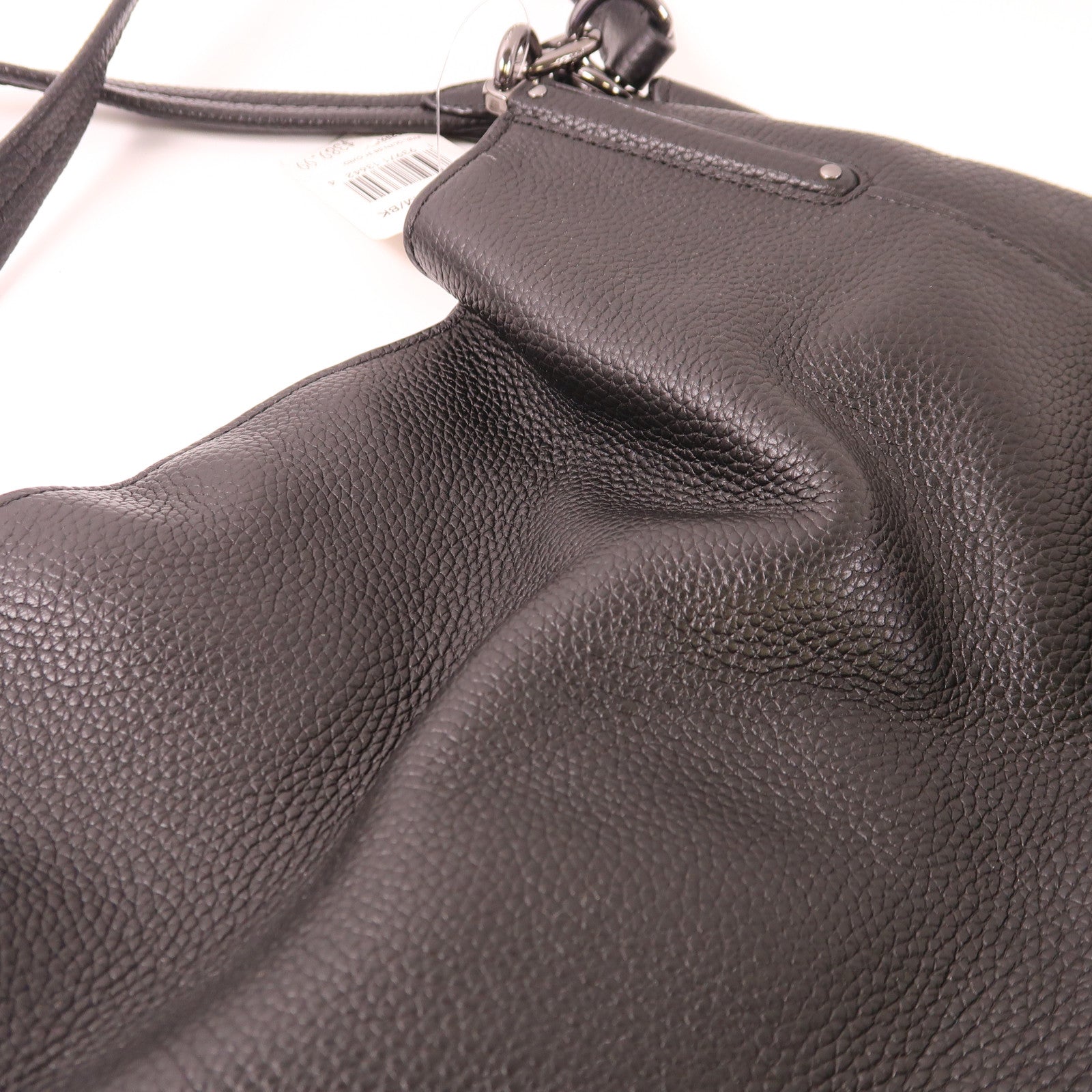 COACH 牛皮皮革Shoulder Bag銀扣肩背袋