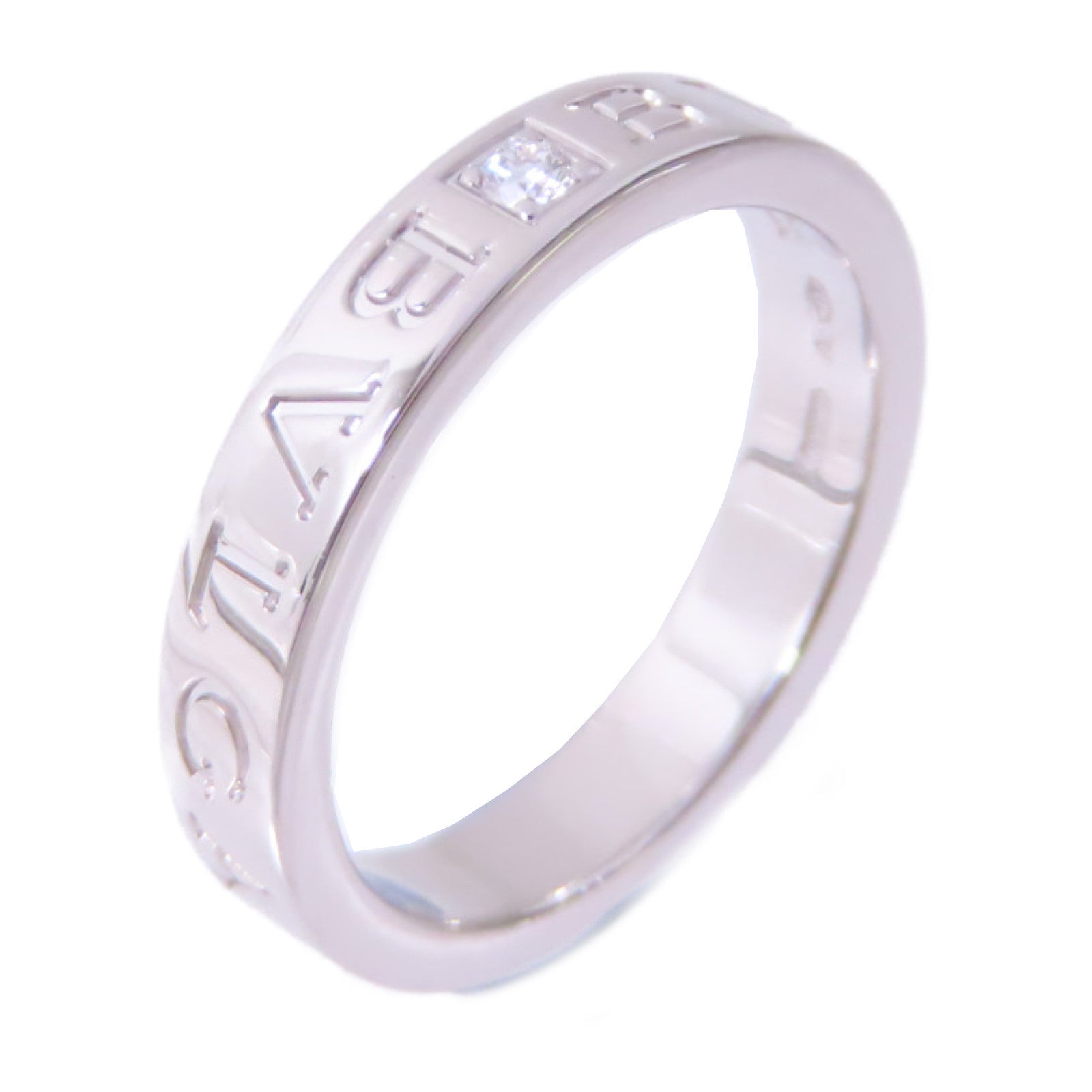 Llife OURS BLANC RING 18号 BVLGARI 18K白金/鑽石B-Zero Diamond Ring戒指US#8 – Brand Off