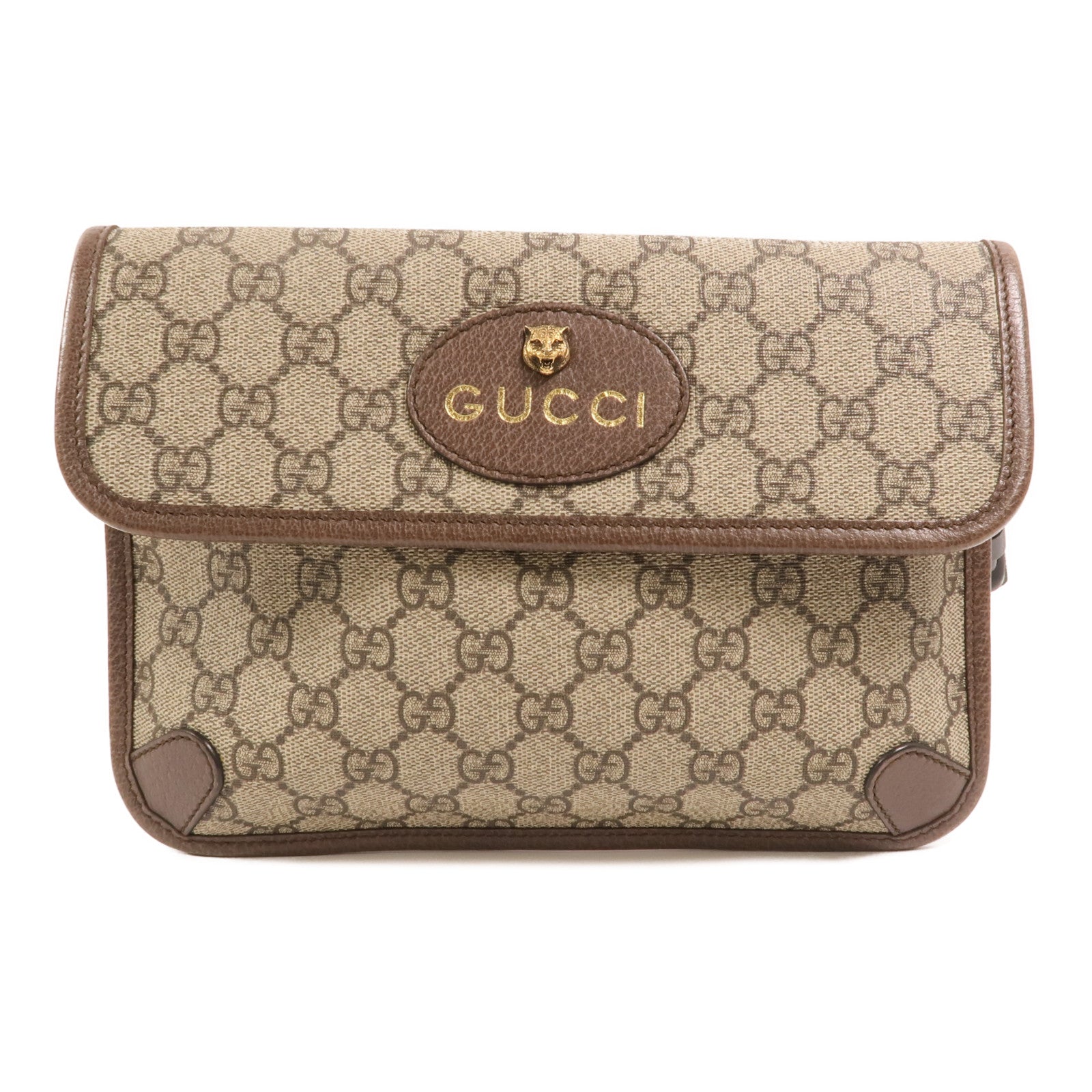 GUCCI 塗層帆布Neo Vintage GG Supreme金扣腰包