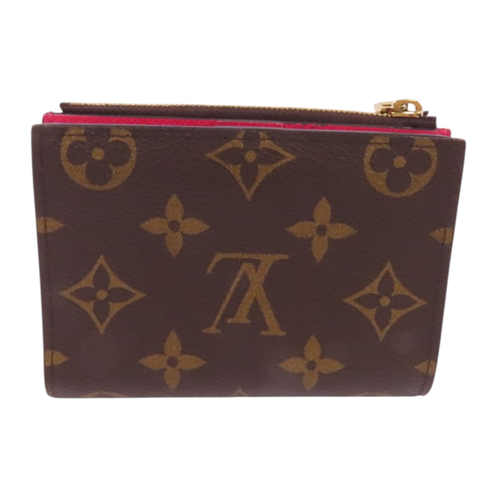 LOUIS VUITTON Monogram Lisa Wallet金扣短錢包