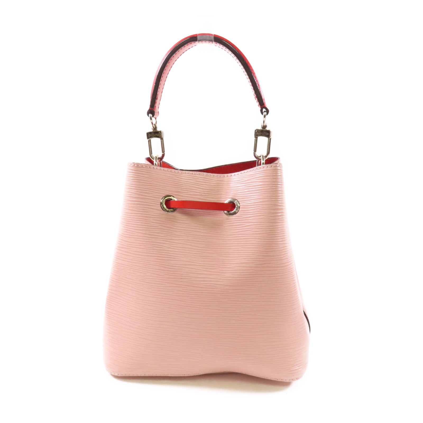 LOUIS VUITTON Epi Neo Noe BB銀扣手挽肩背兩用袋粉紅色/Rose Ballerine