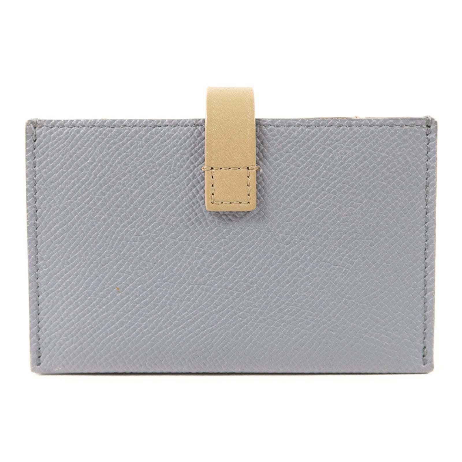 CELINE 牛皮皮革Card Case銀扣卡片套