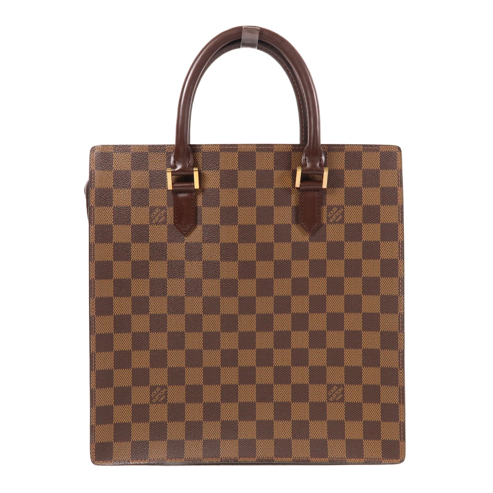 LOUIS VUITTON 【激減優惠】Damier Ebene Venice金扣手挽袋