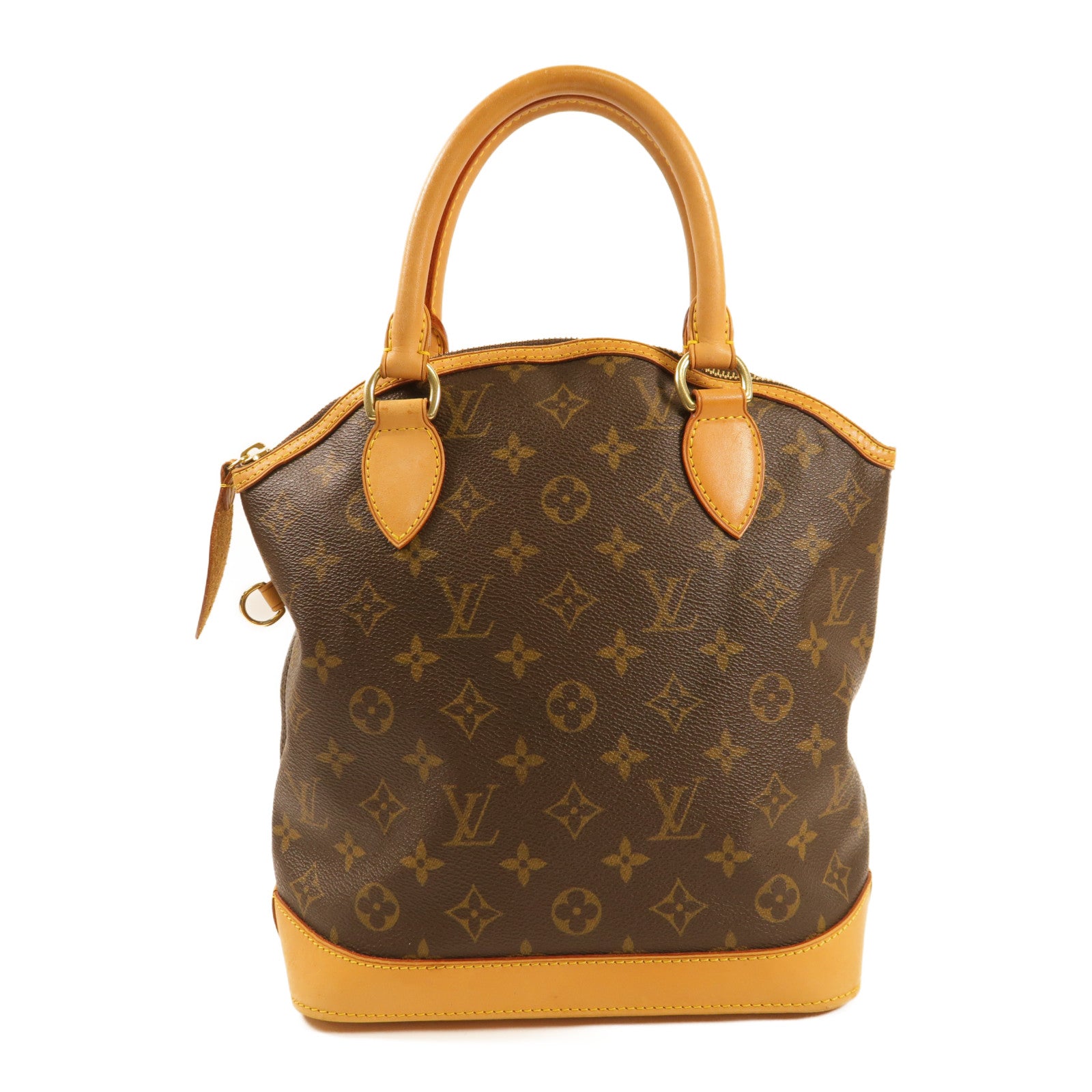 LOUIS VUITTON LV GHW Lockit Handbag M40102 Monogram Brown