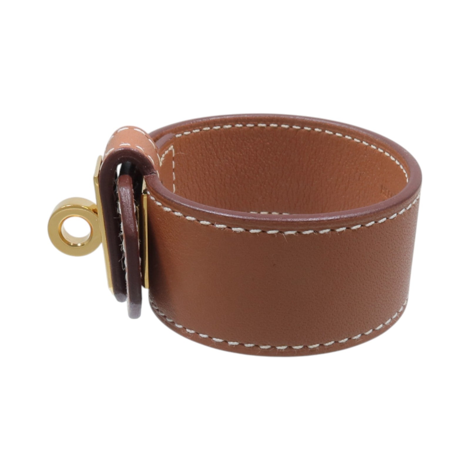 HERMES Swift皮革Kelly Twist Bracelet手鏈Gold