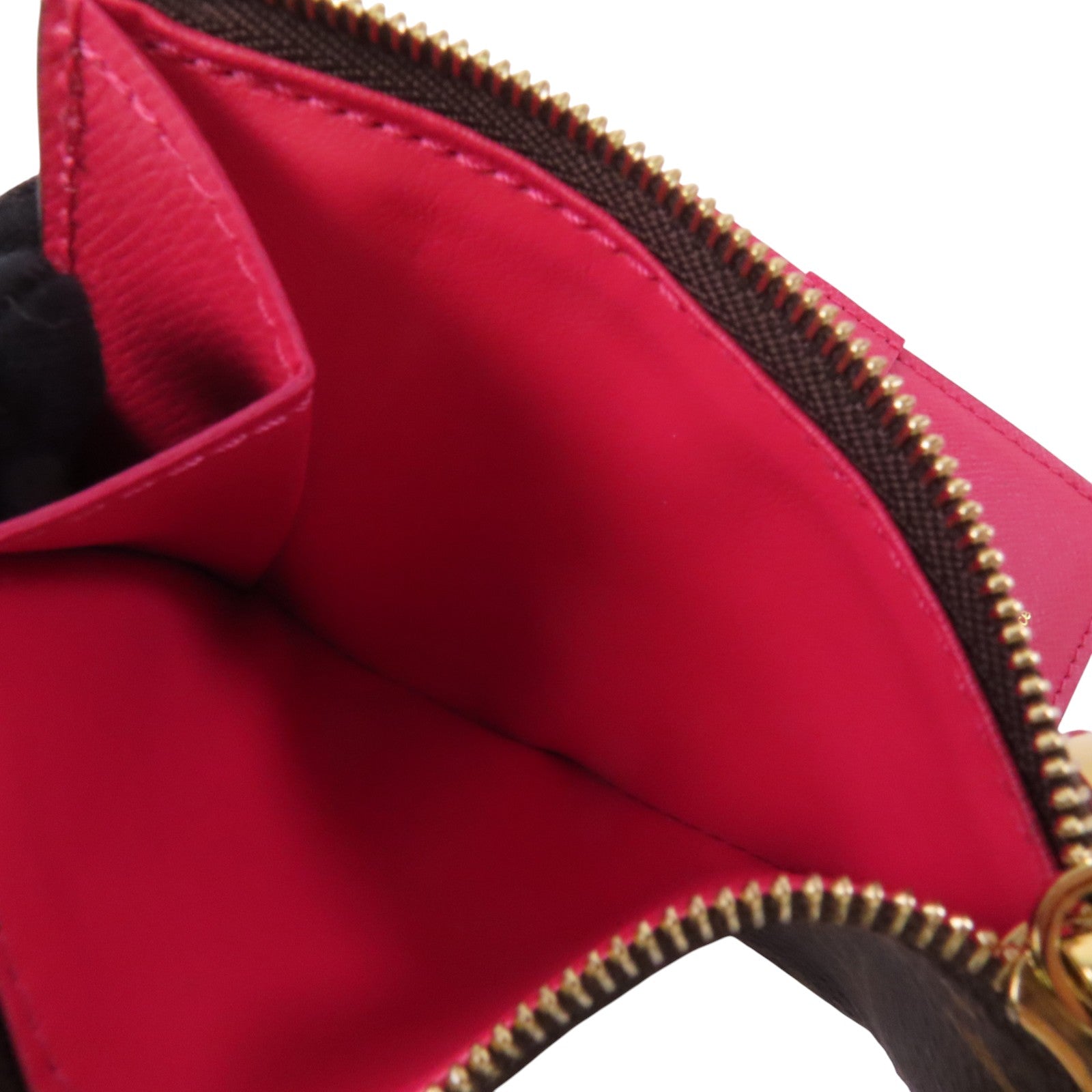 LOUIS VUITTON Monogram Lisa Wallet金扣短錢包