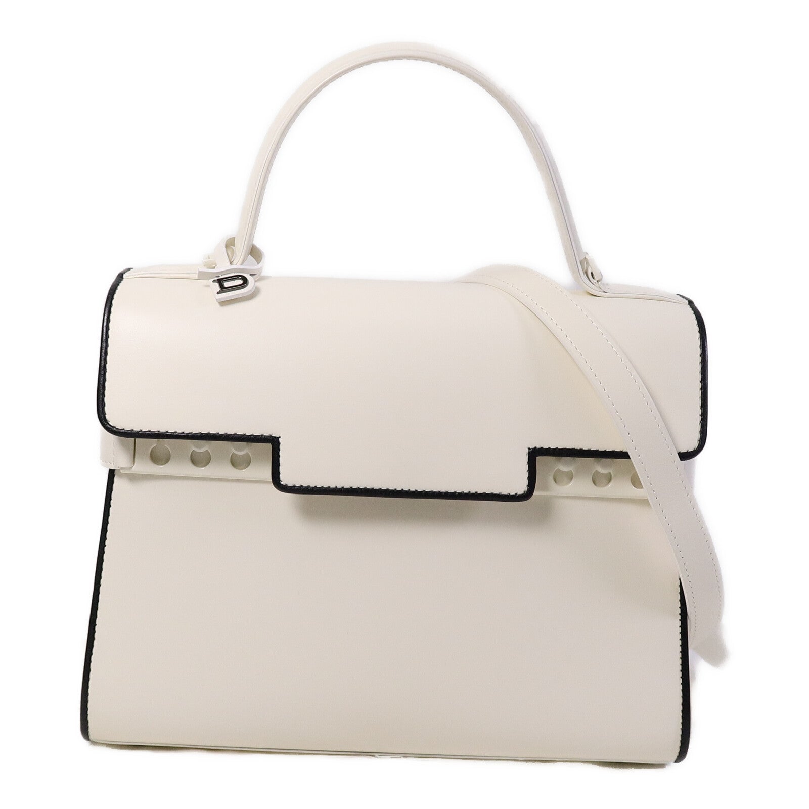 Delvaux 【激減優惠】牛皮皮革Tempete MM手挽肩背兩用袋