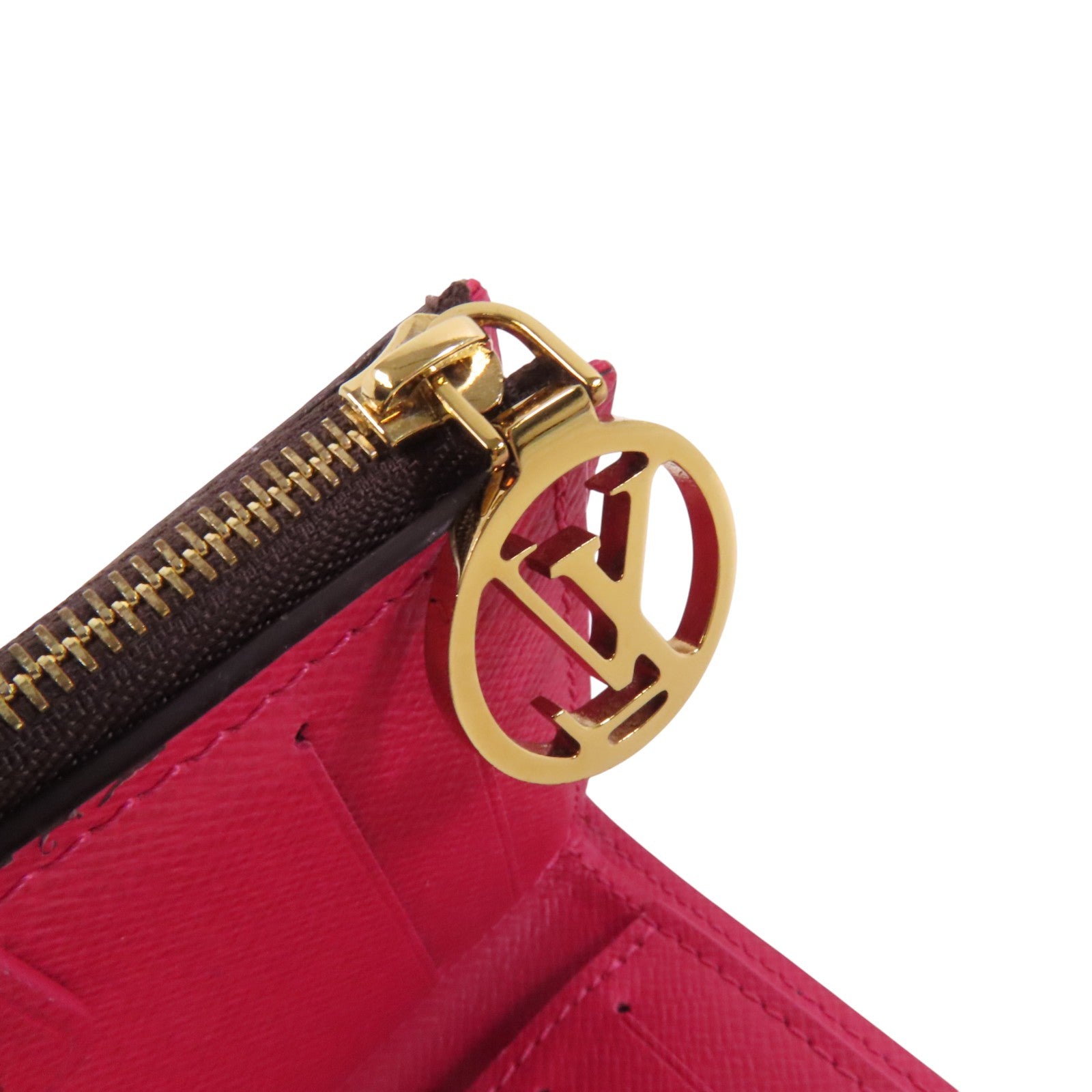 LOUIS VUITTON Monogram Lisa Wallet金扣短錢包