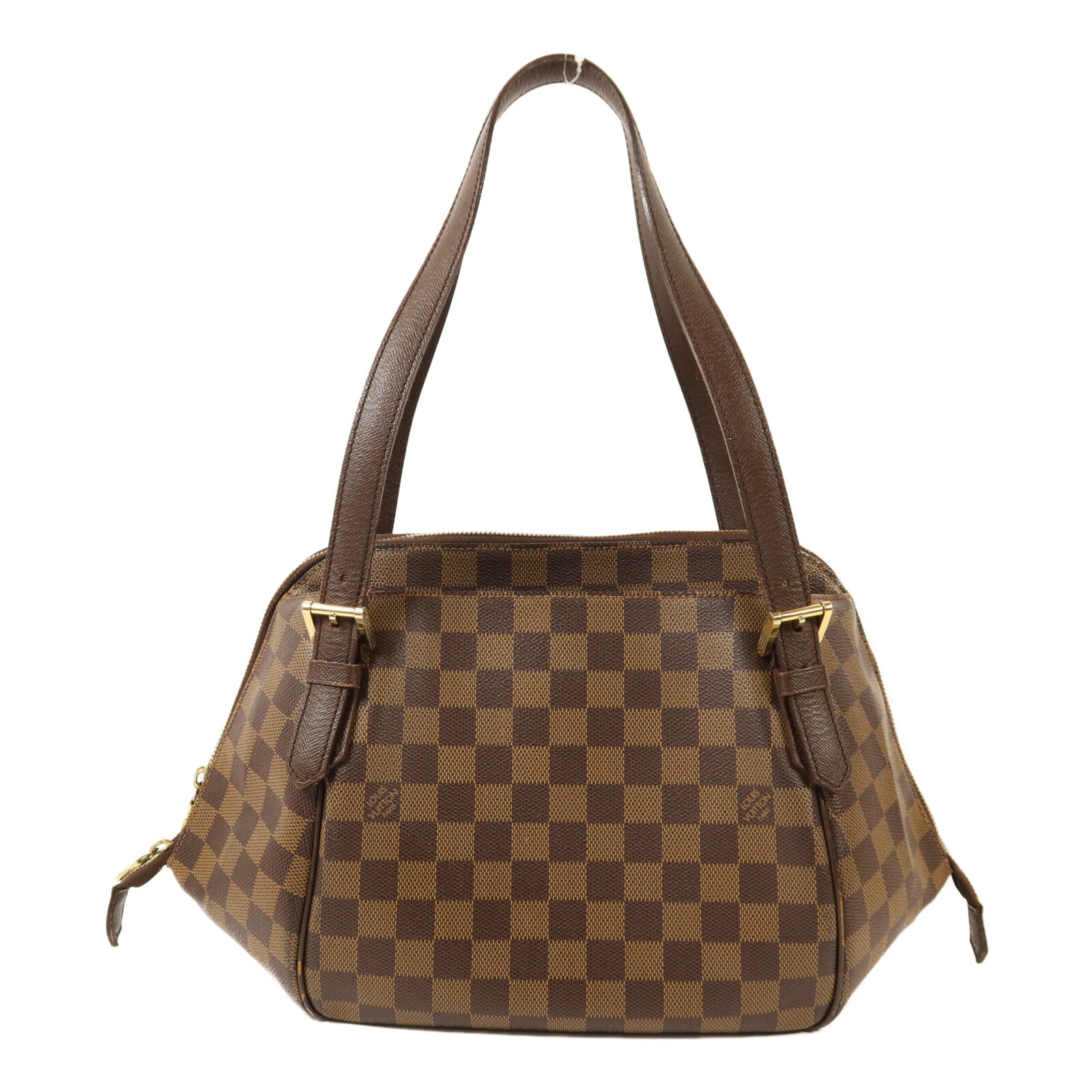 LOUIS VUITTON 【激減優惠】Damier Belem MM金扣肩背袋