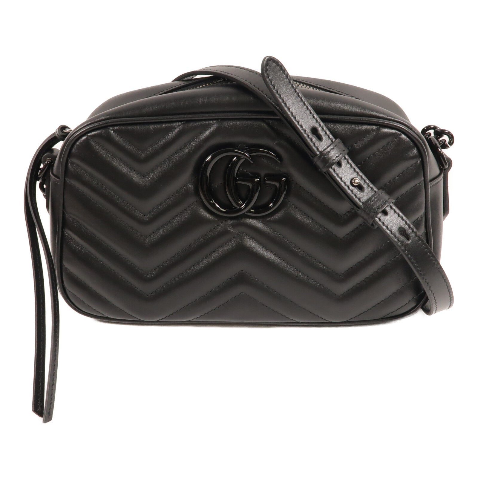 GUCCI 牛皮皮革GG Marmont Small肩背袋