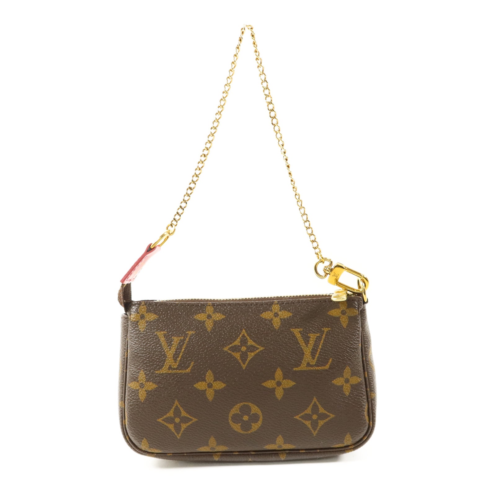 LOUIS VUITTON Monogram Mini Pochette Vivienne金扣肩背袋